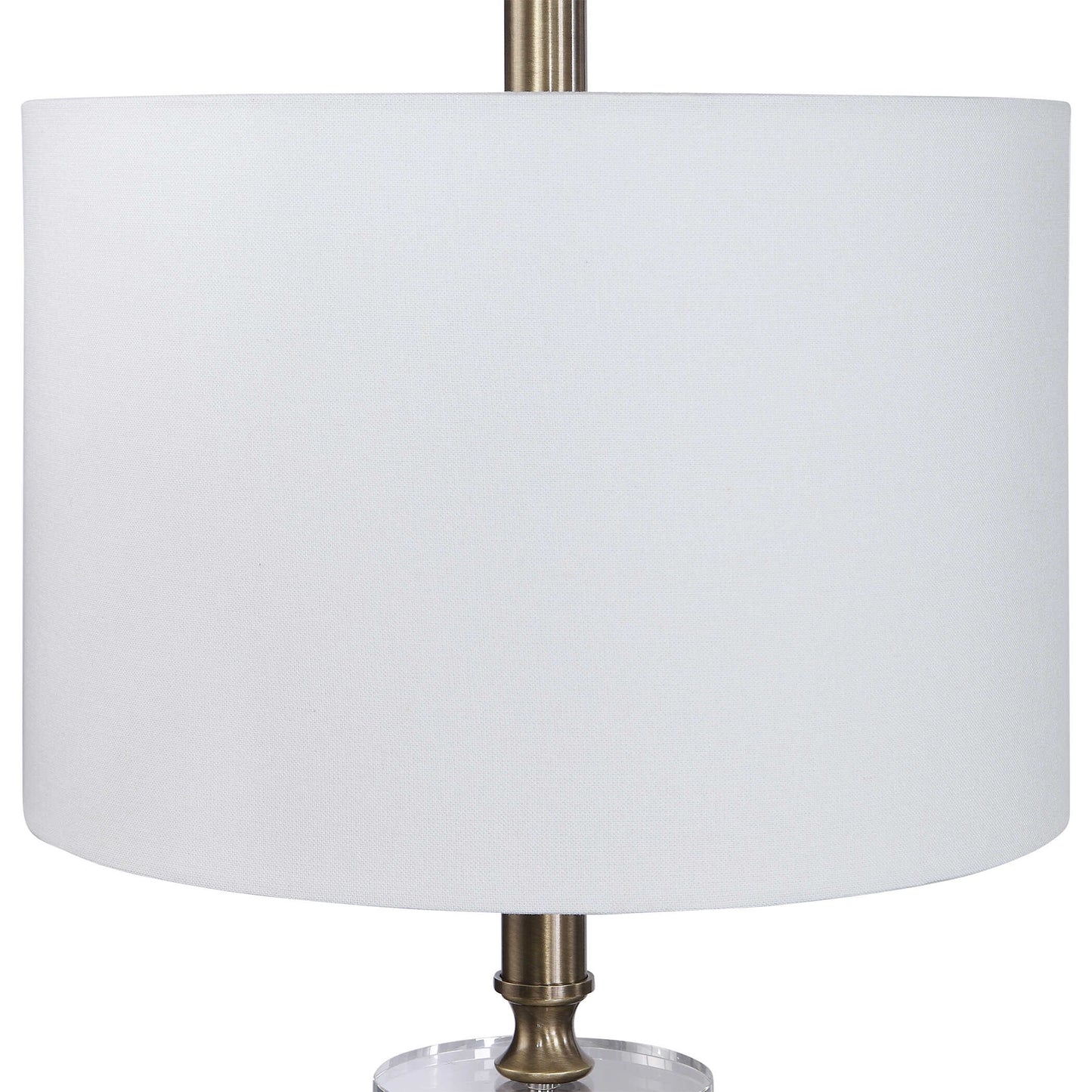 Maud Aged Black Floor Lamp