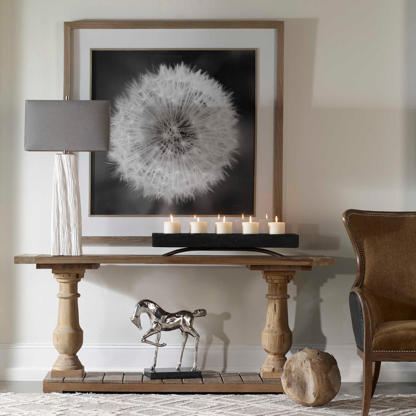 Sycamore White Table Lamp