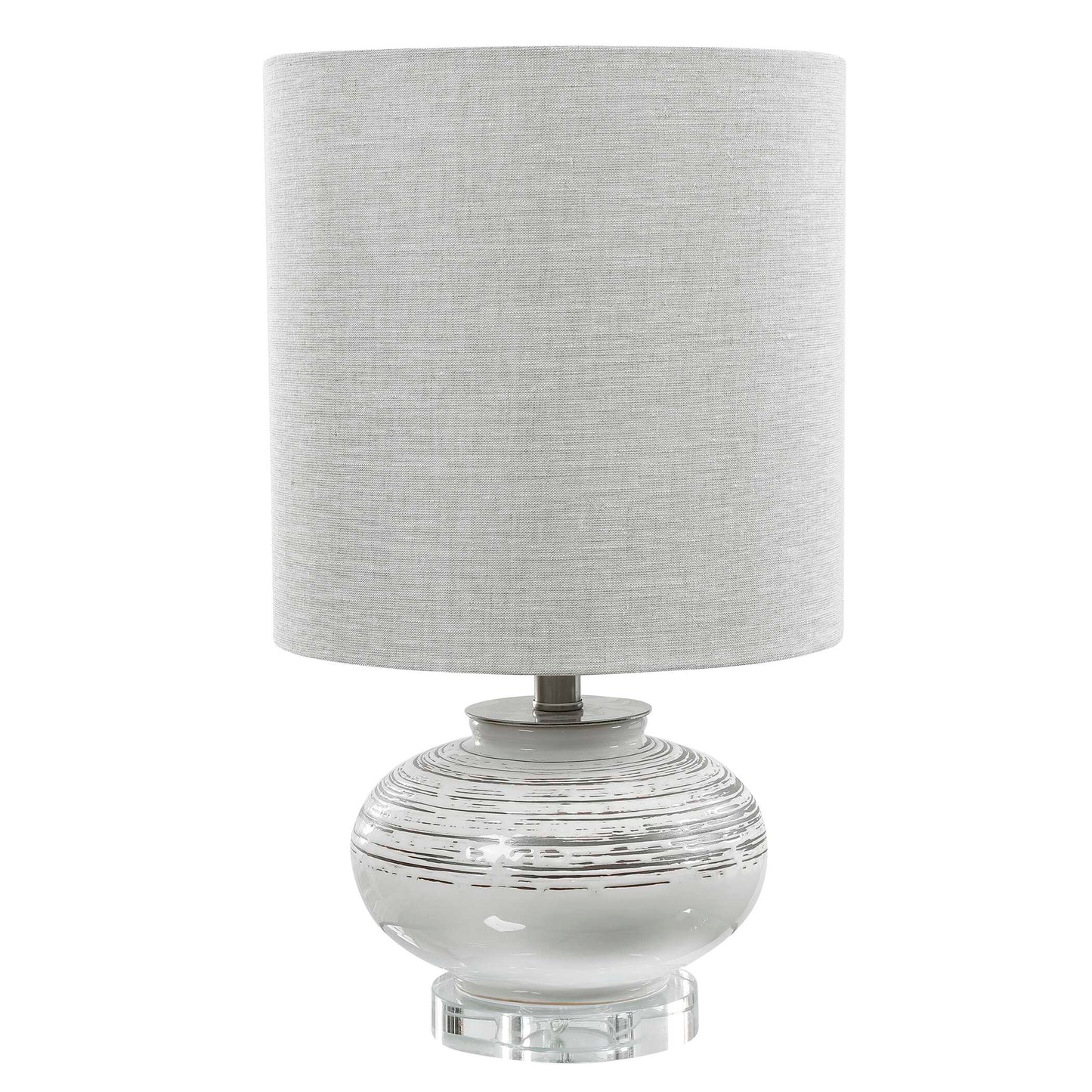Lenta Off-White Accent Lamp