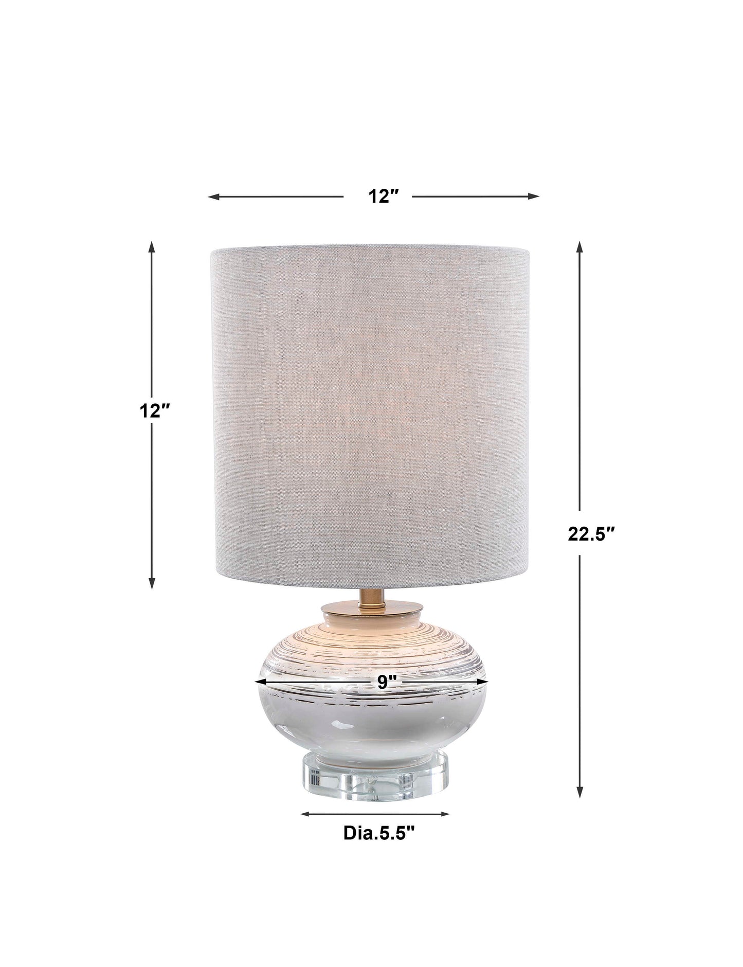 Lenta Off-White Accent Lamp