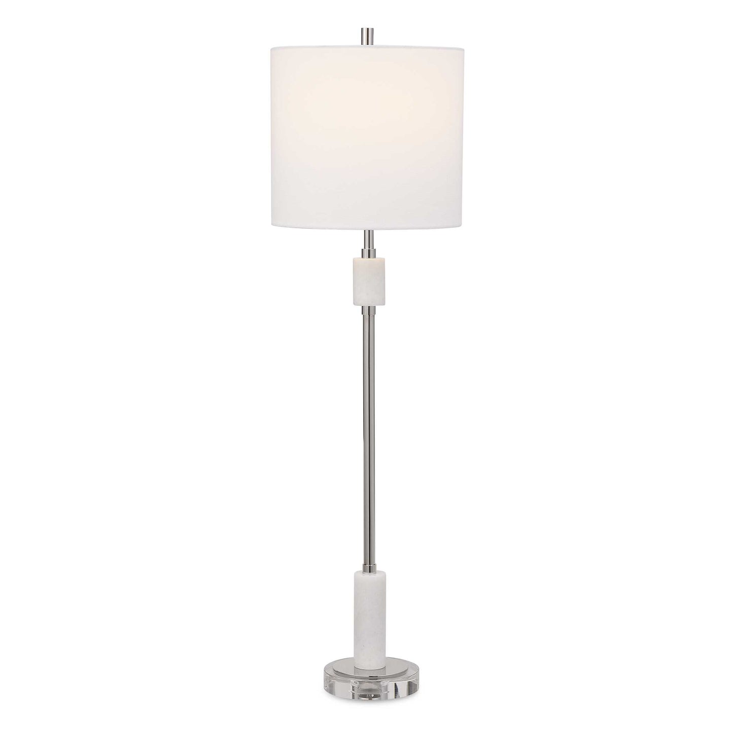 Sussex Nickel Buffet Lamp