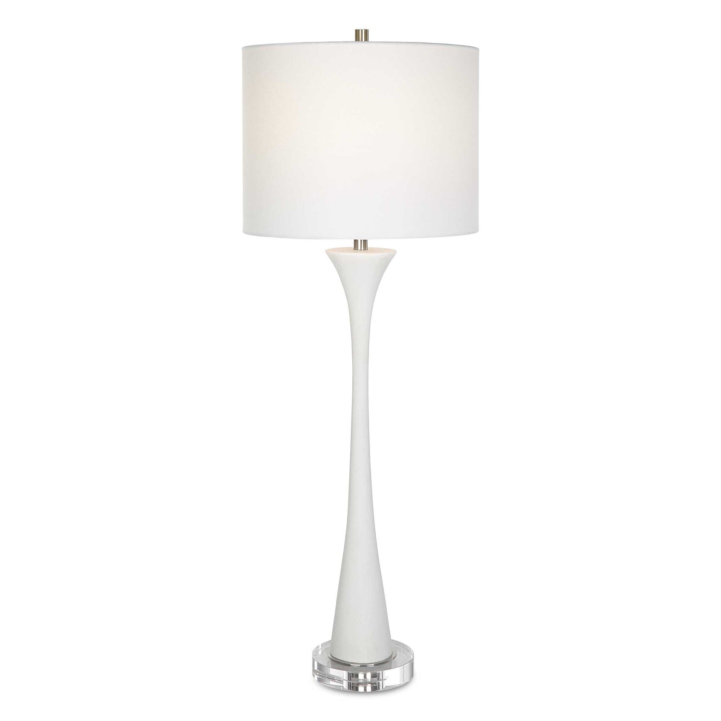 Fountain White Marble Buffet Lamp