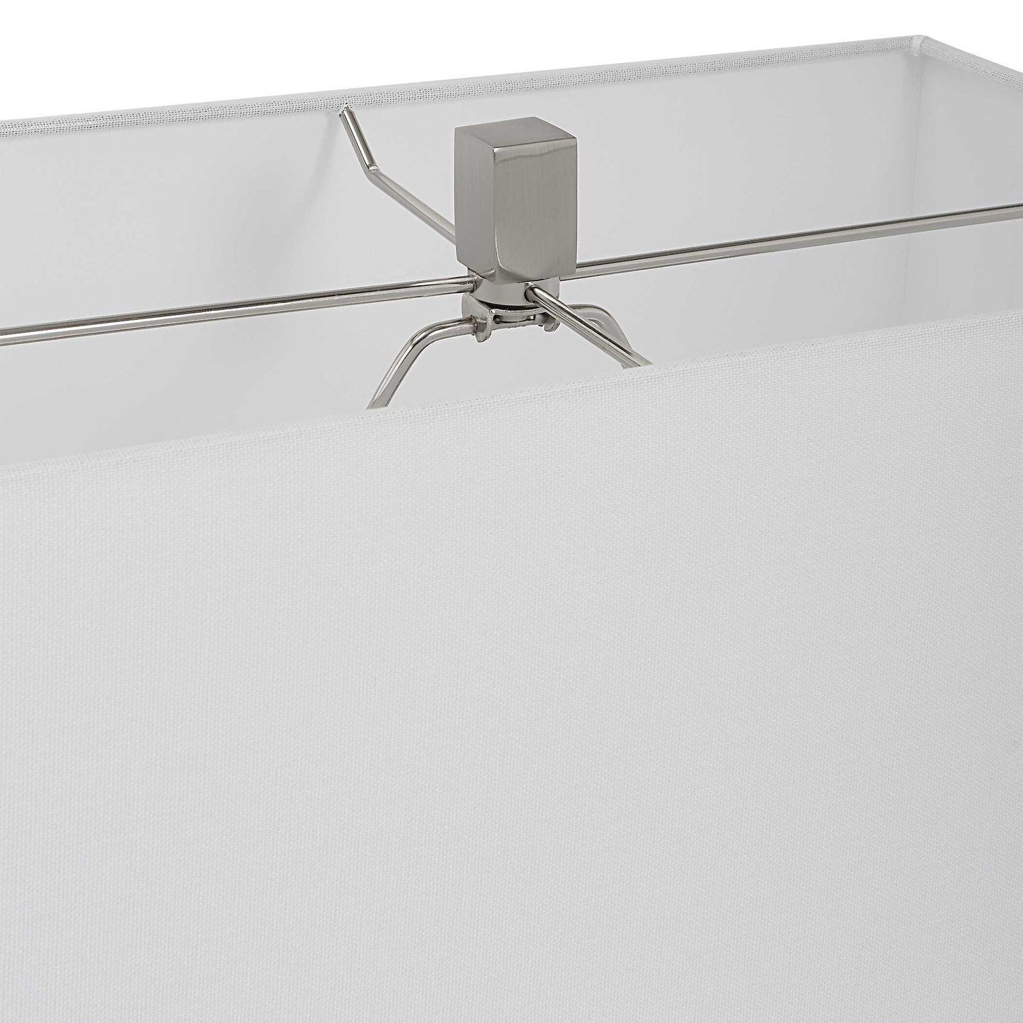 Pillar White Marble Table Lamp