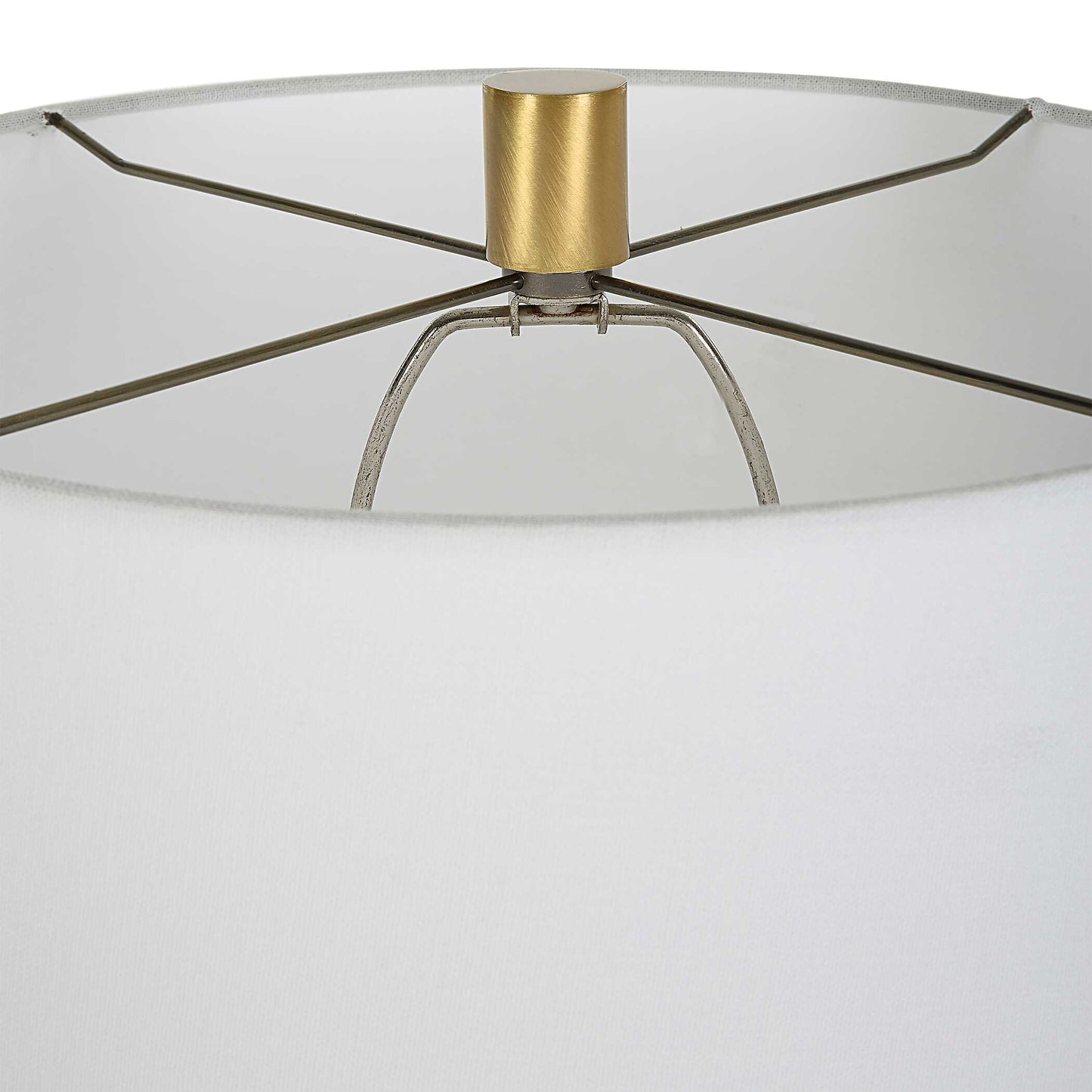 Separate Paths Iron Table Lamp