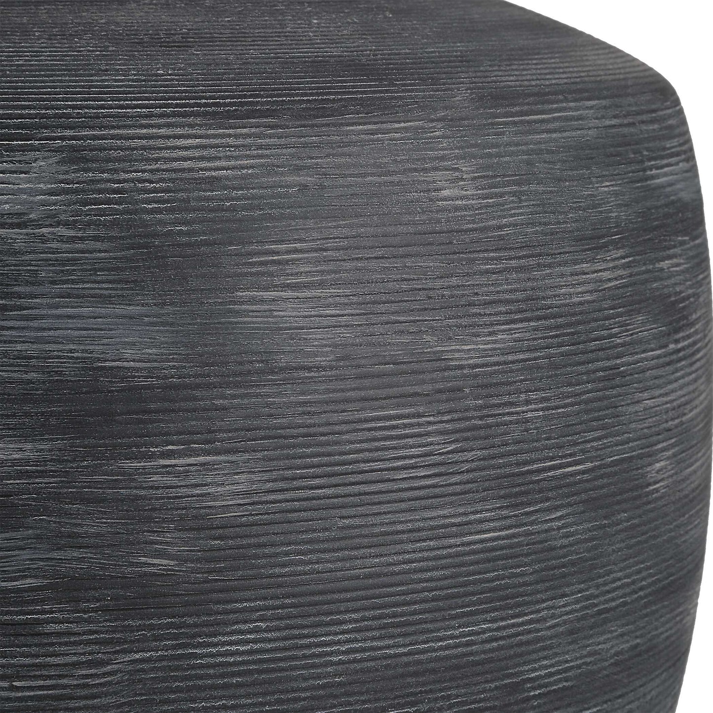 Graphite Ribbed Table Lamp