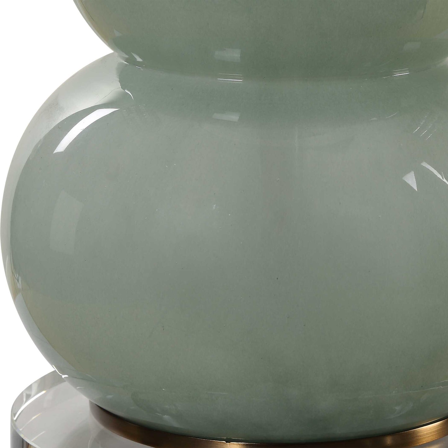 Sanctuary Green Gray Table Lamp