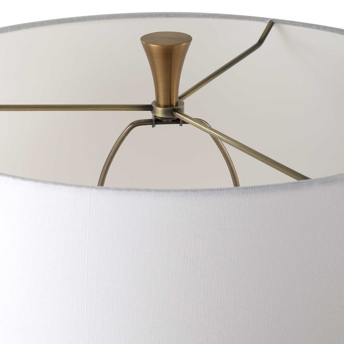 Colette White Stone Floor Lamp