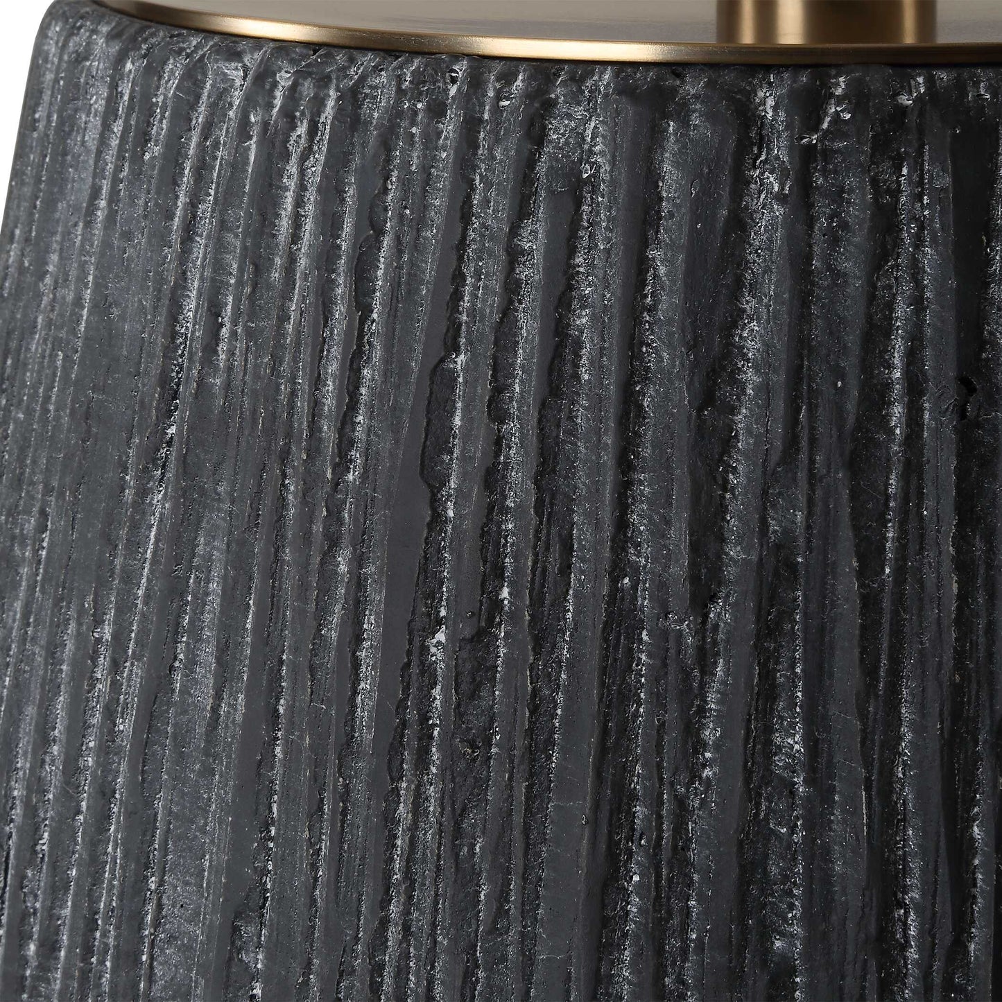 Americana Aged Black Table Lamp
