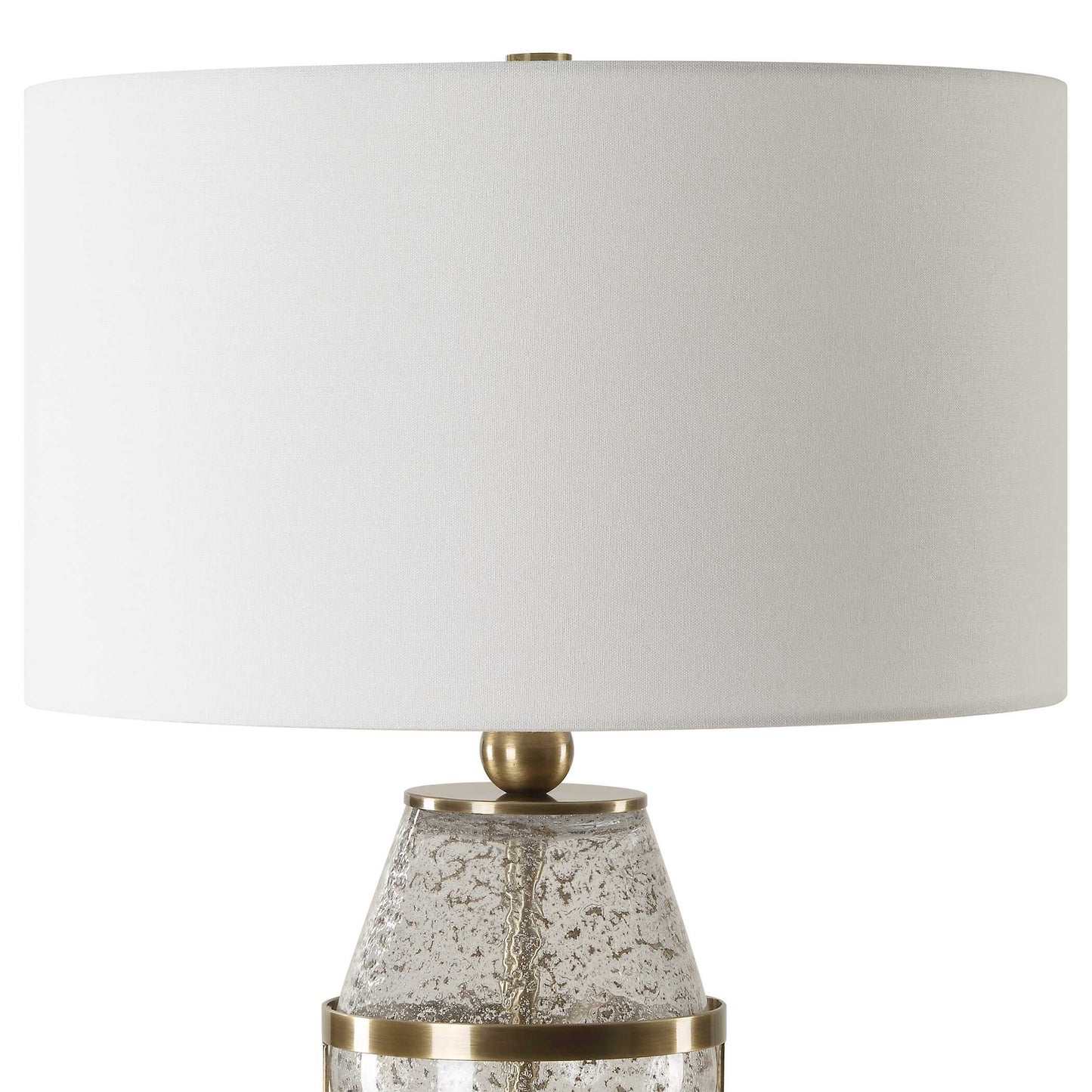 Out Of Time Seeded Glass Table Lamp