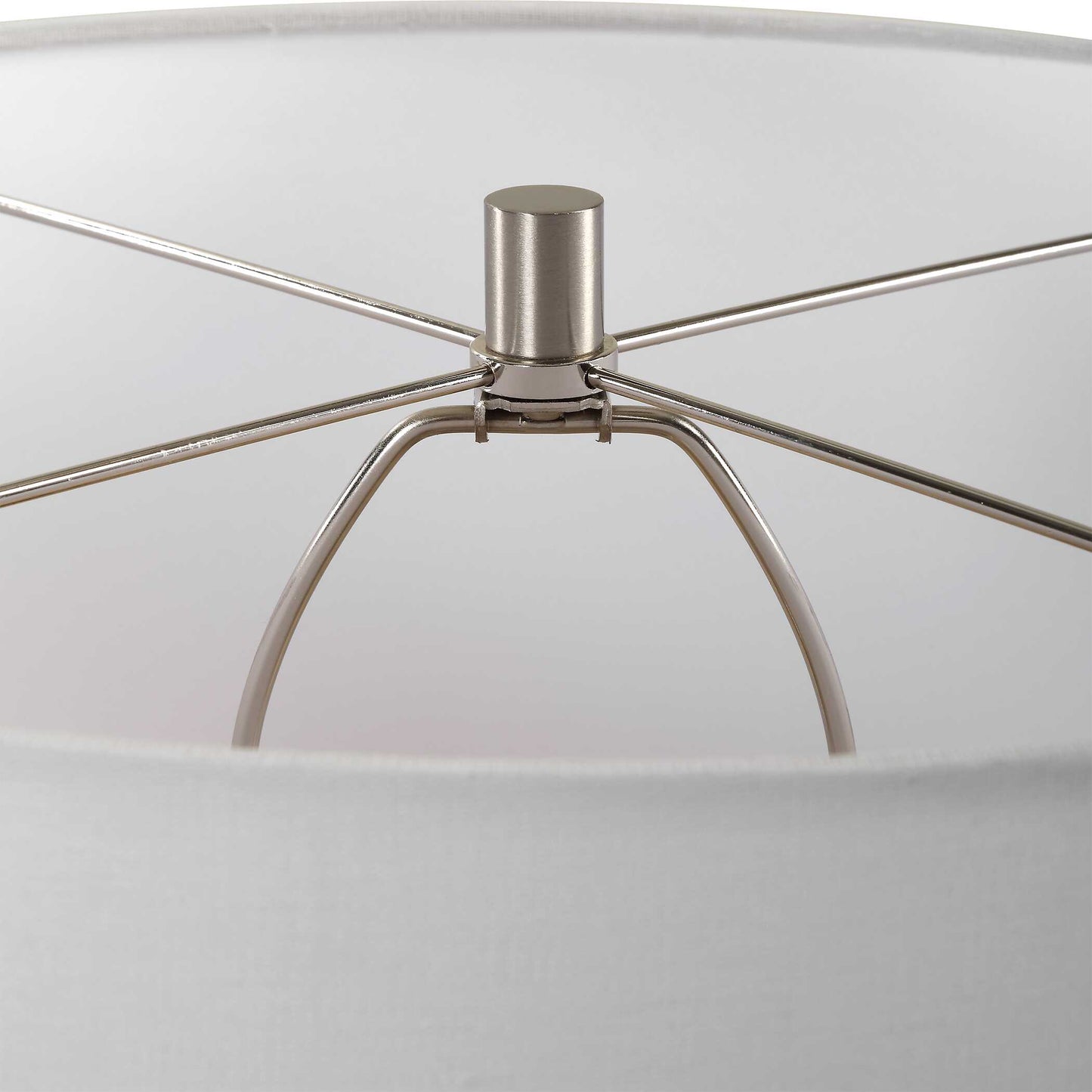 Dribble White Glaze Table Lamp