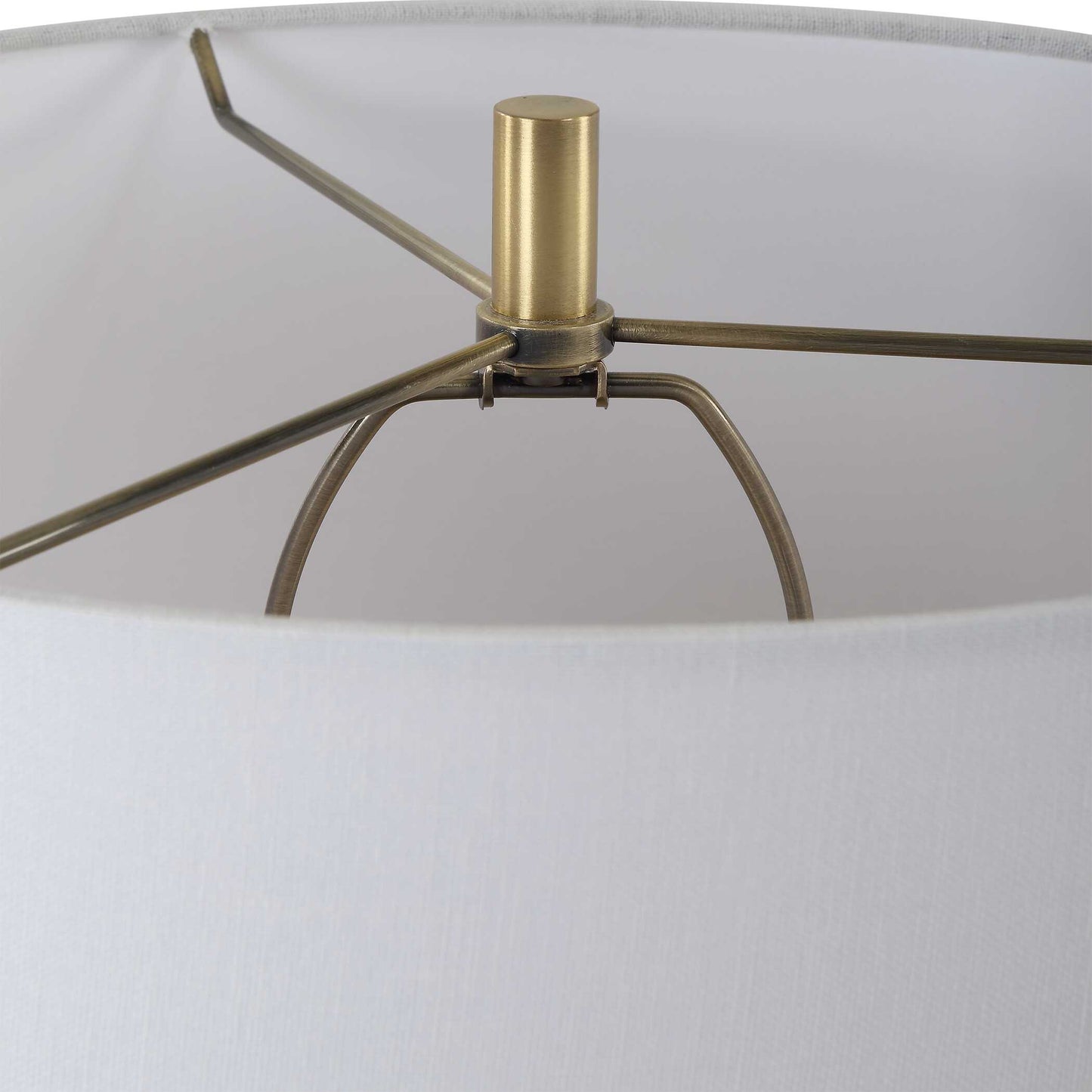 Meltdown Ivory Teal Table Lamp