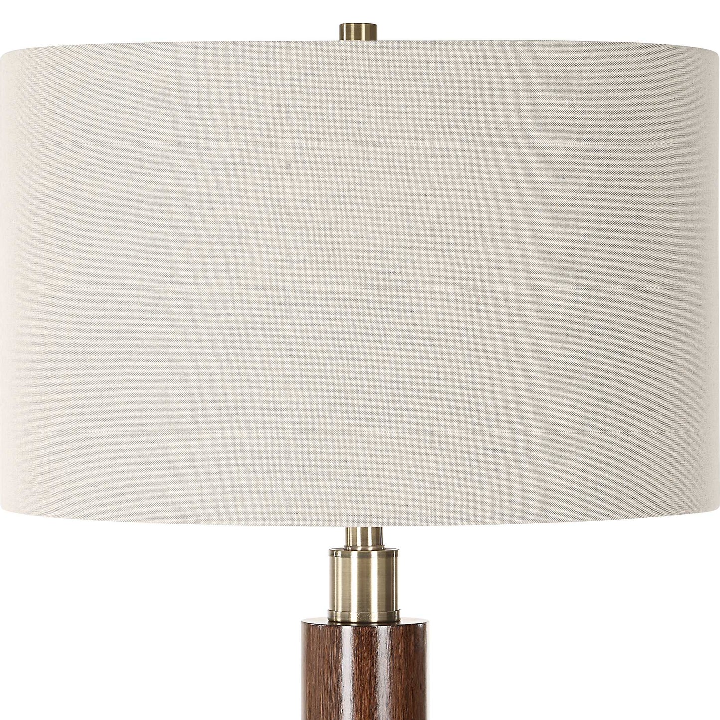 Stacked Wooden Floor Lamp