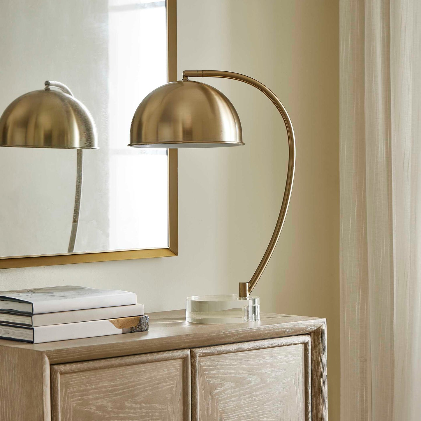 Romani Brass Desk Lamp