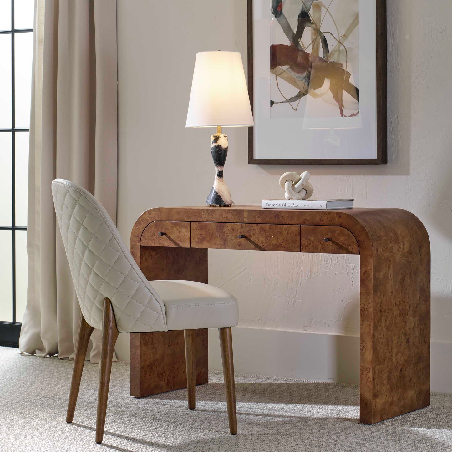 Marcela Panda Marble Buffet Lamp