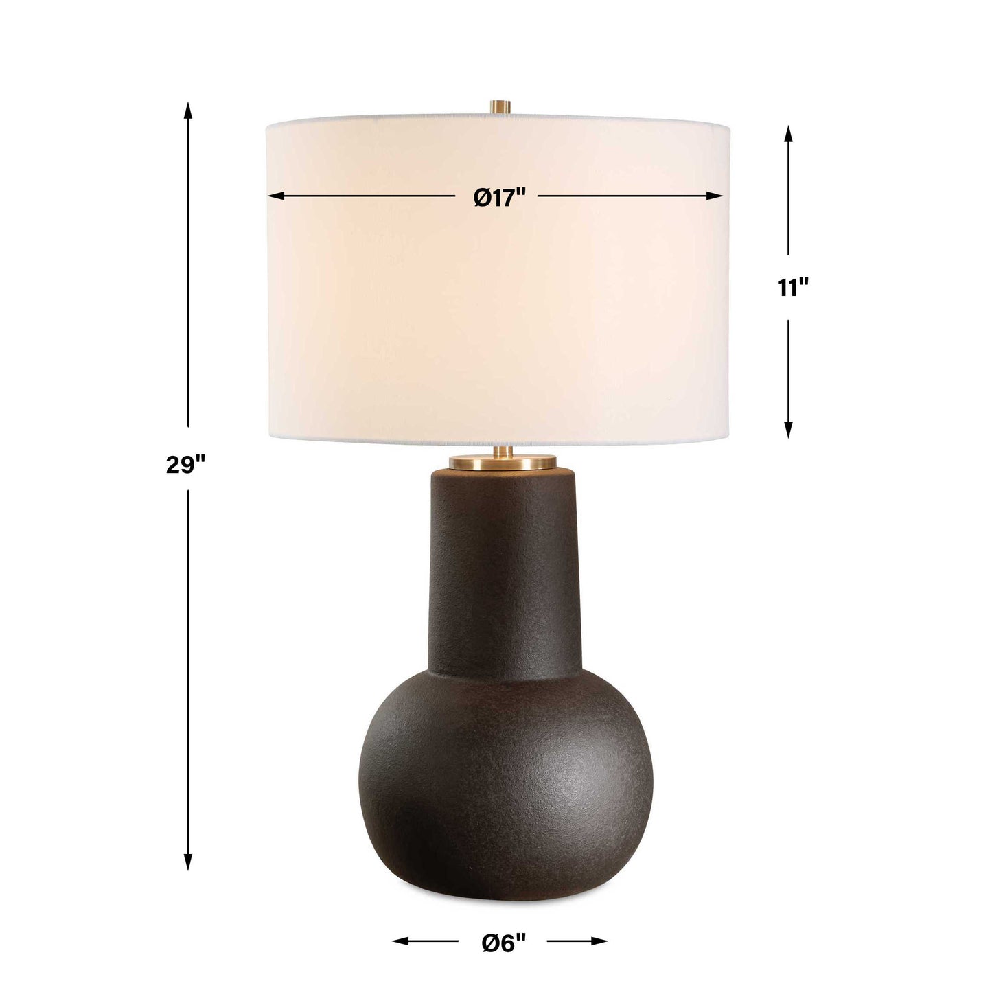 Robson Rustic Bronze Table Lamp