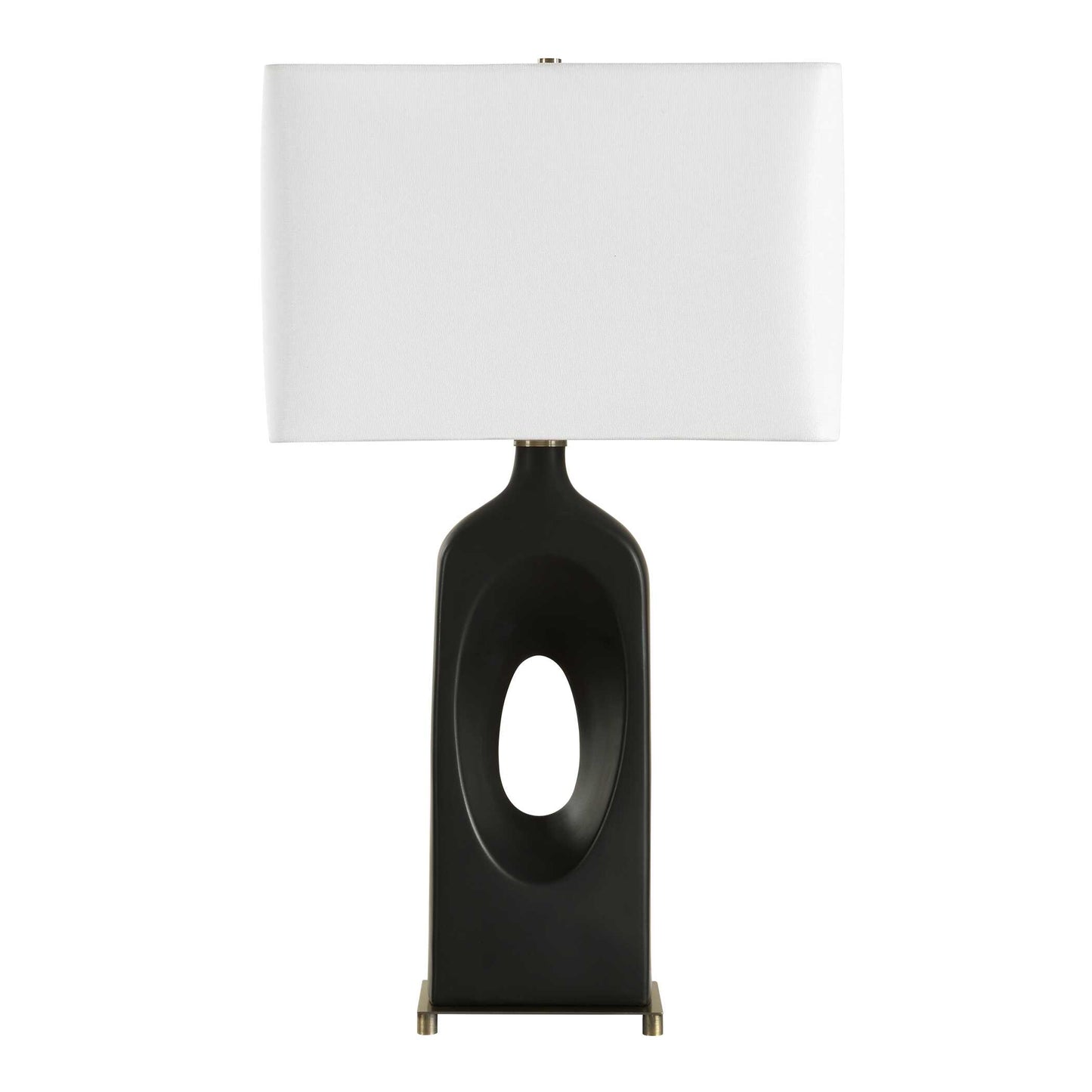 Void Matte Black Table Lamp