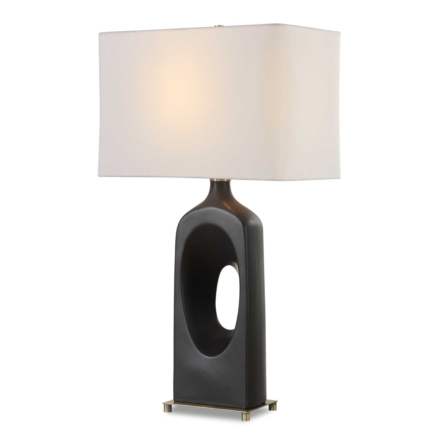 Void Matte Black Table Lamp