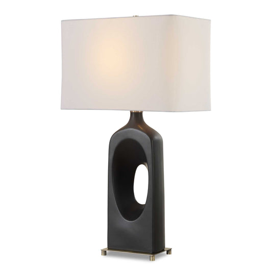 Void Matte Black Table Lamp