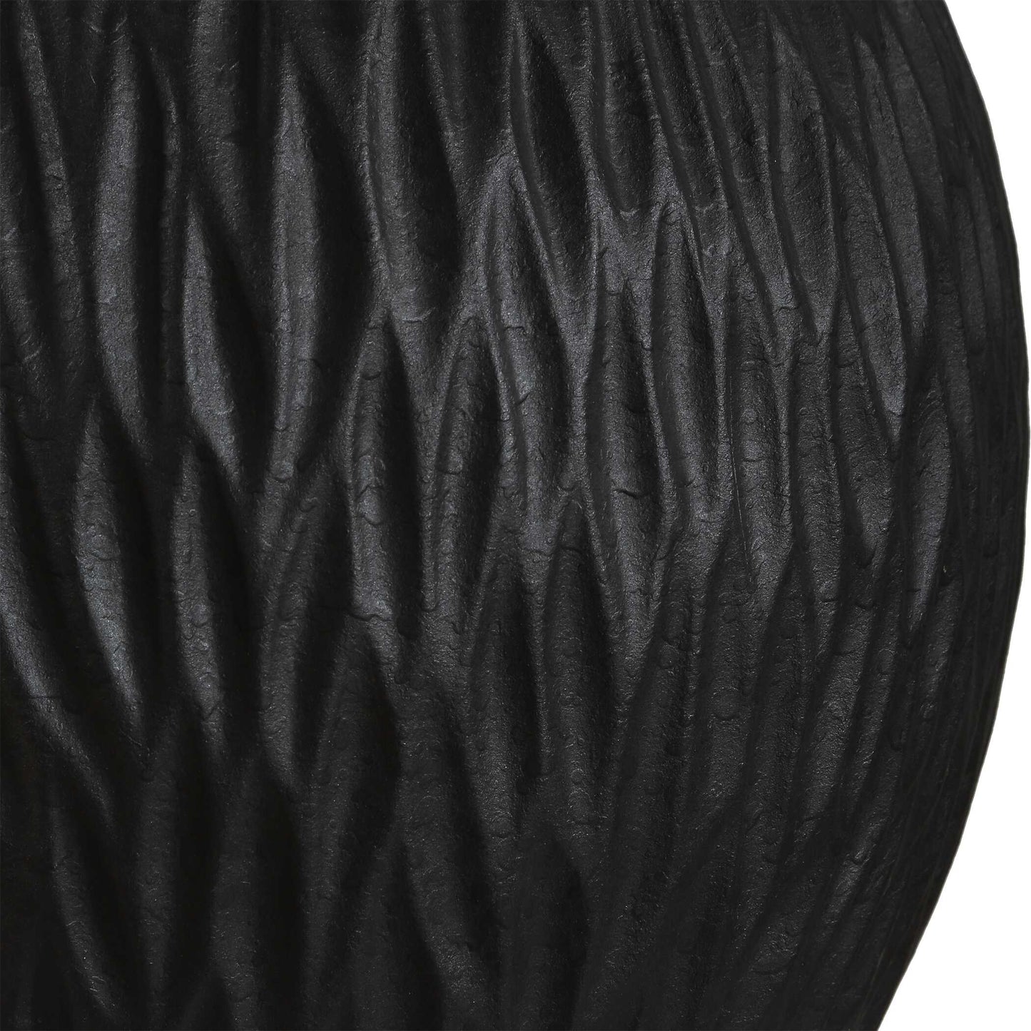 Levee Satin Black Table Lamp