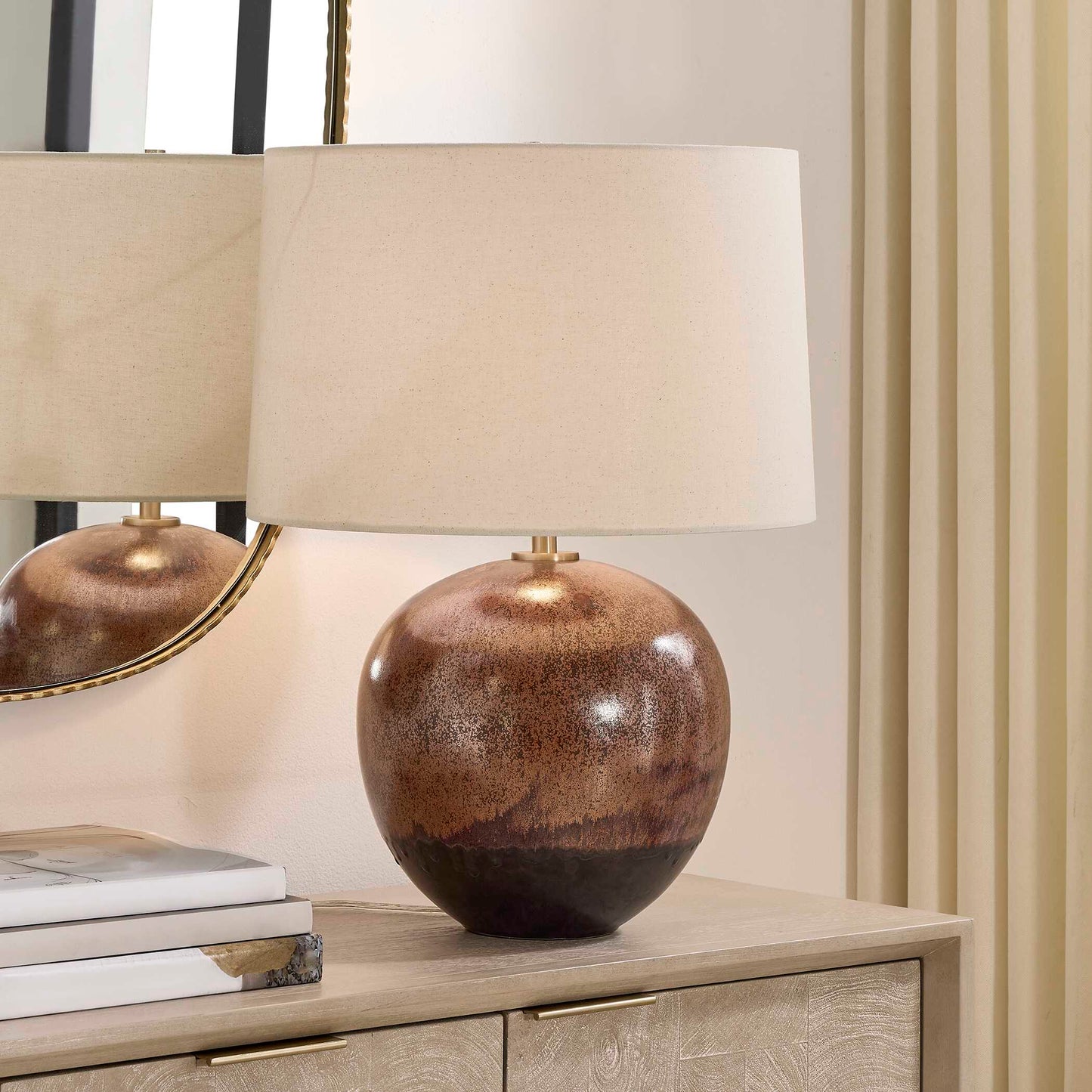 Brownell Rust Brown Table Lamp