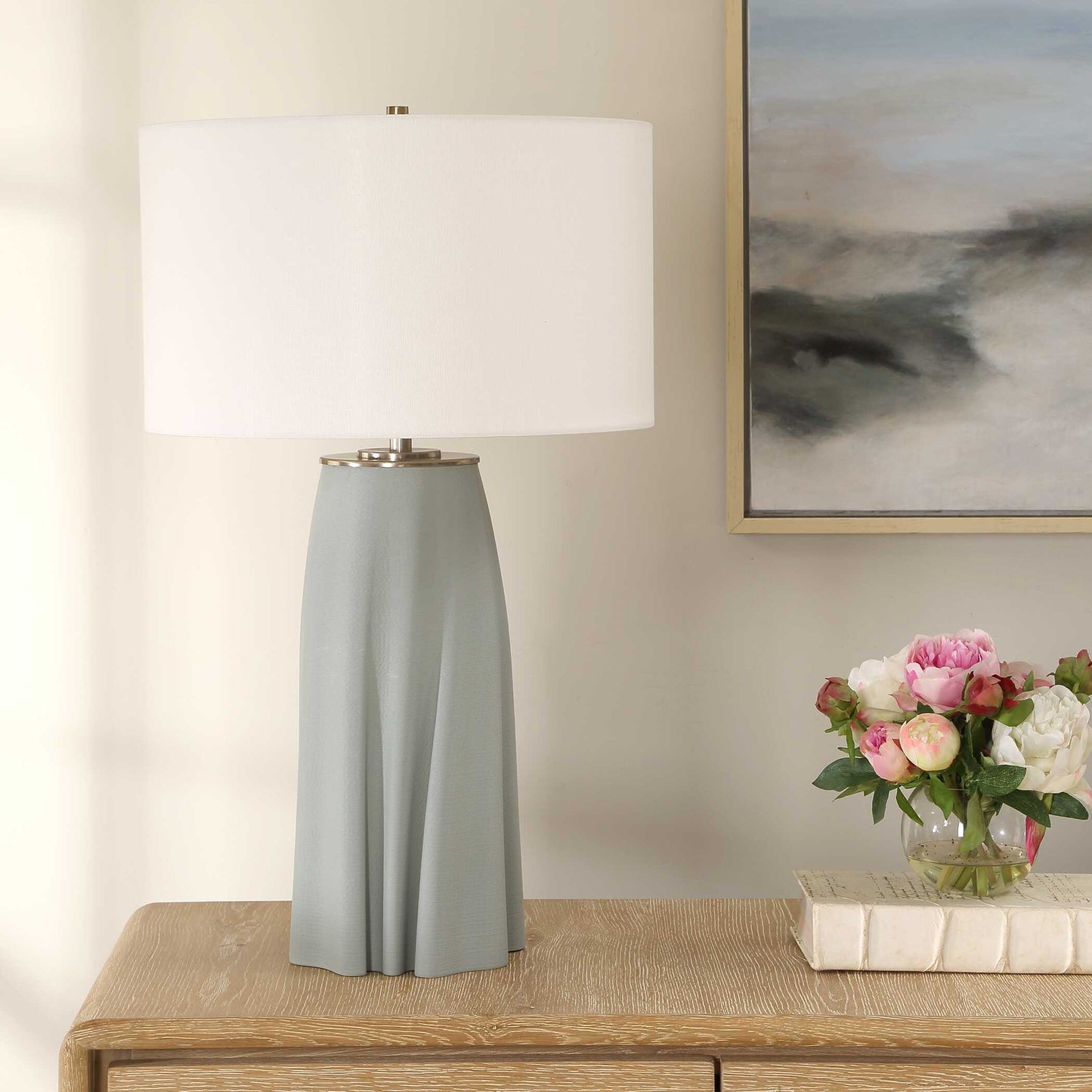 Cover Up Sculpted Table Lamp