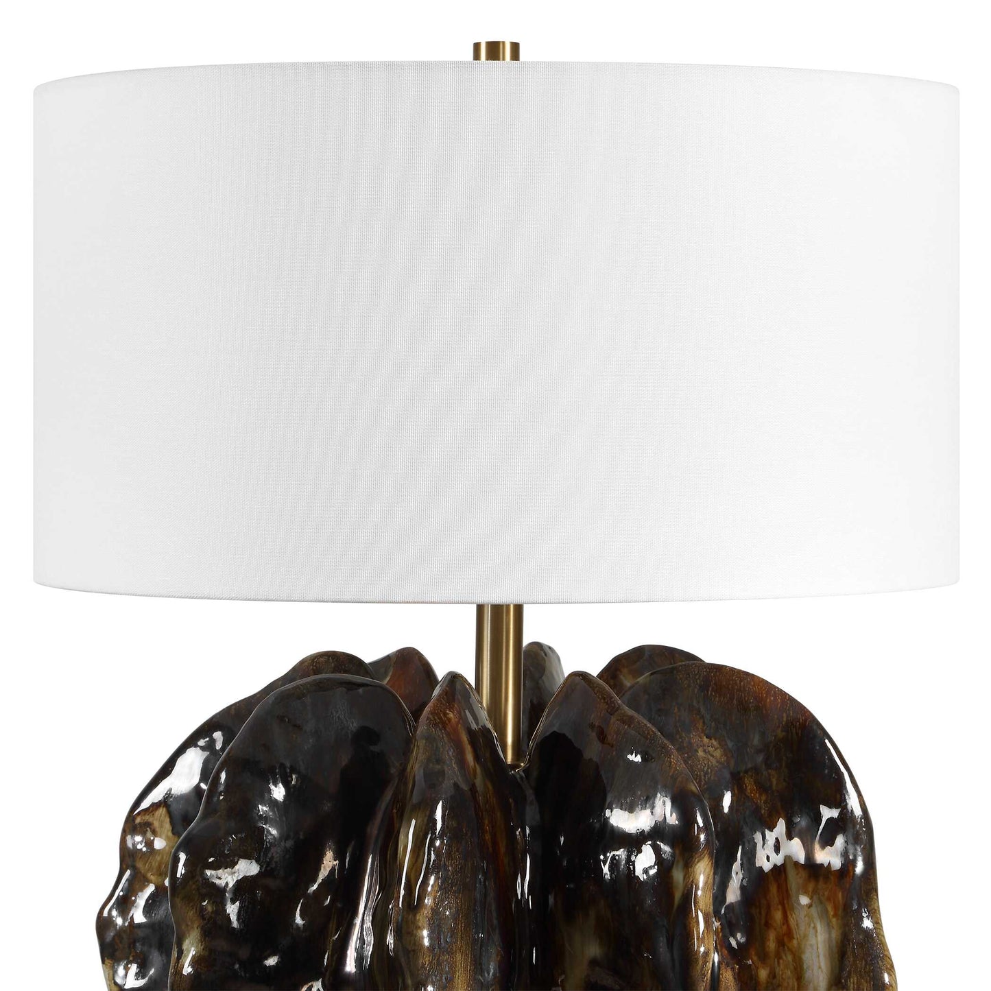 Jaudon Brown Glass Table Lamp