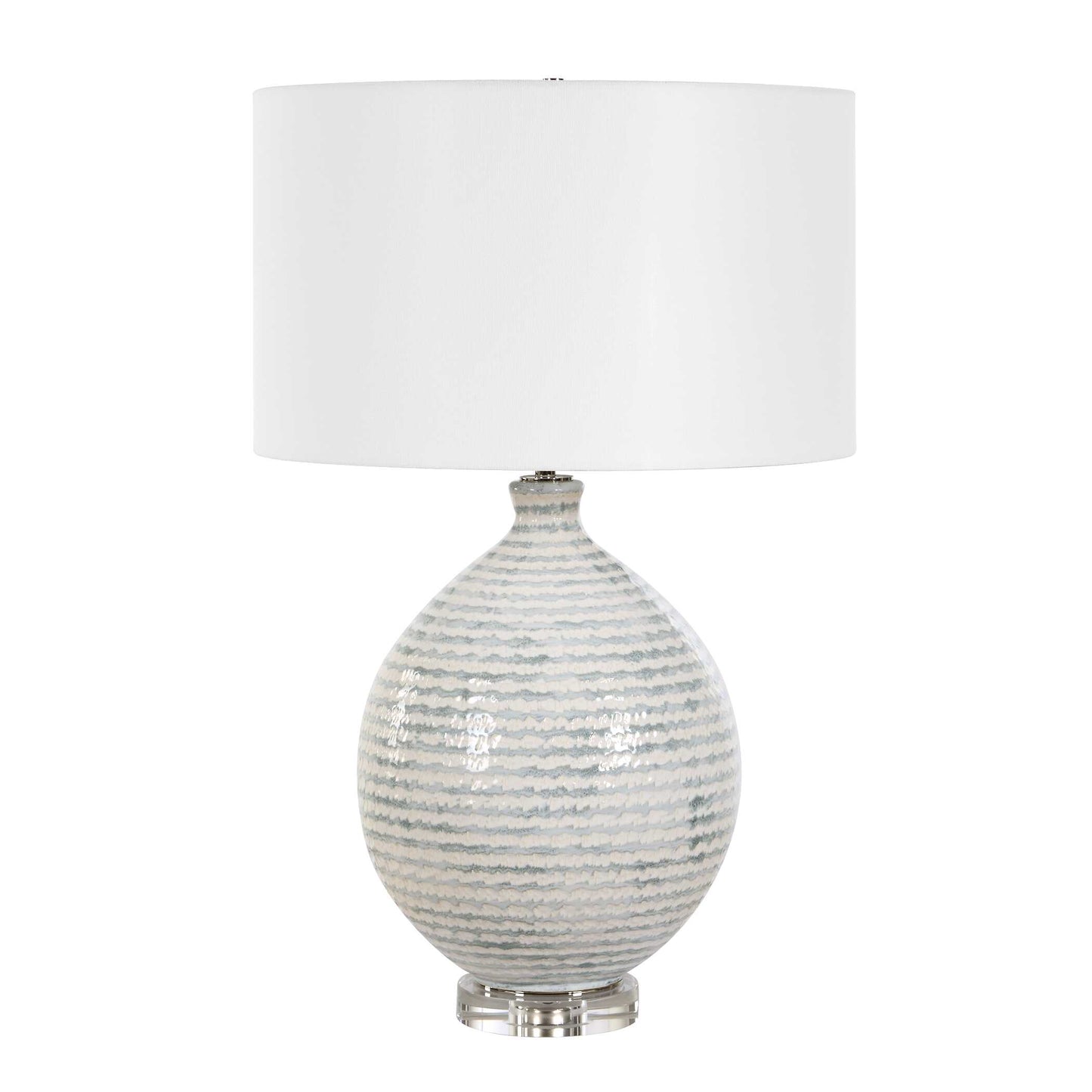 Clary Horizontally Striped Table Lamp