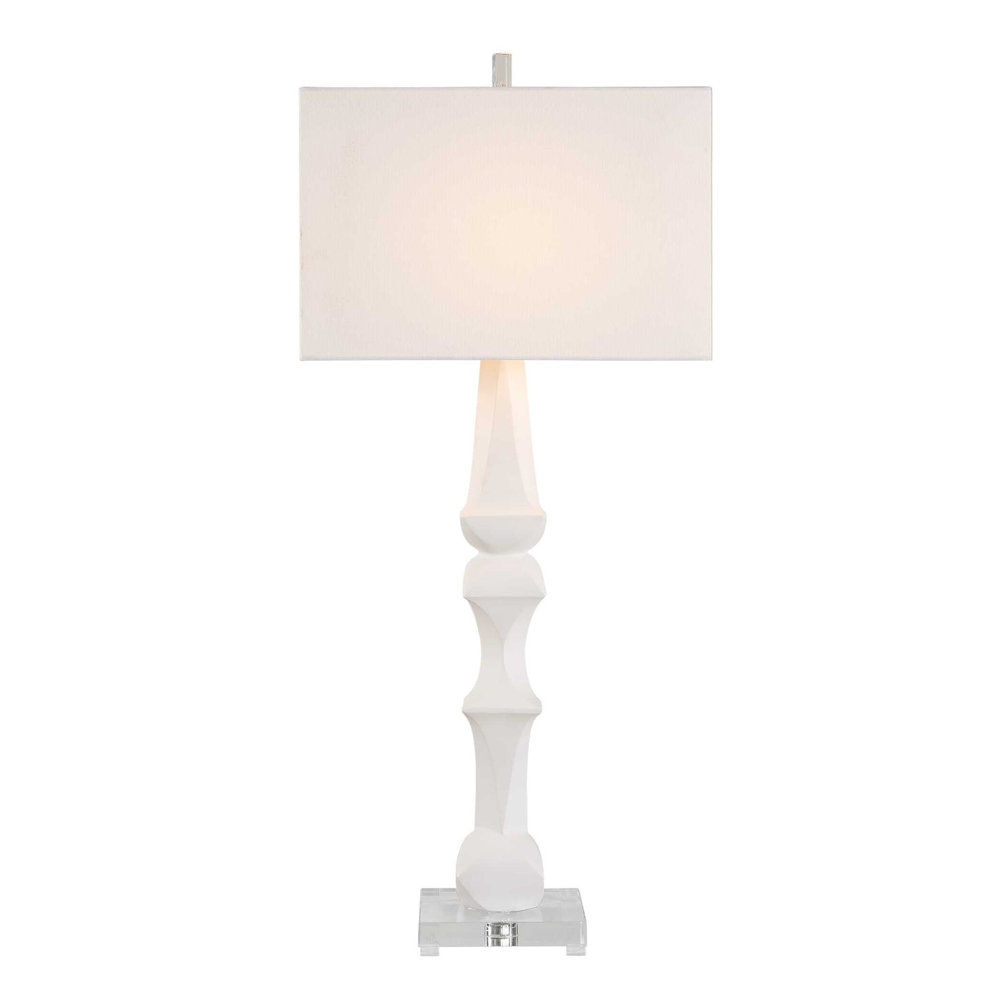 Mayme White Table Lamp