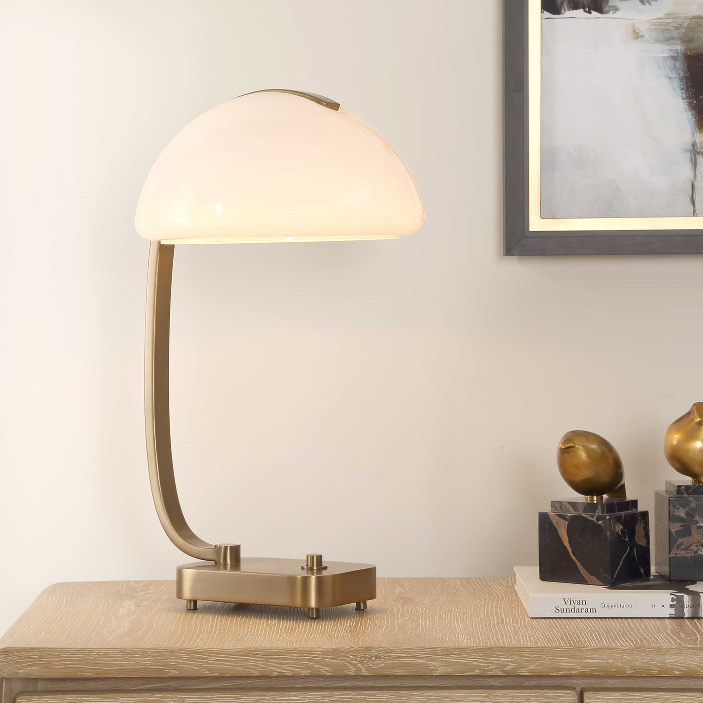 Bend The Rules Brass Desk Lamp