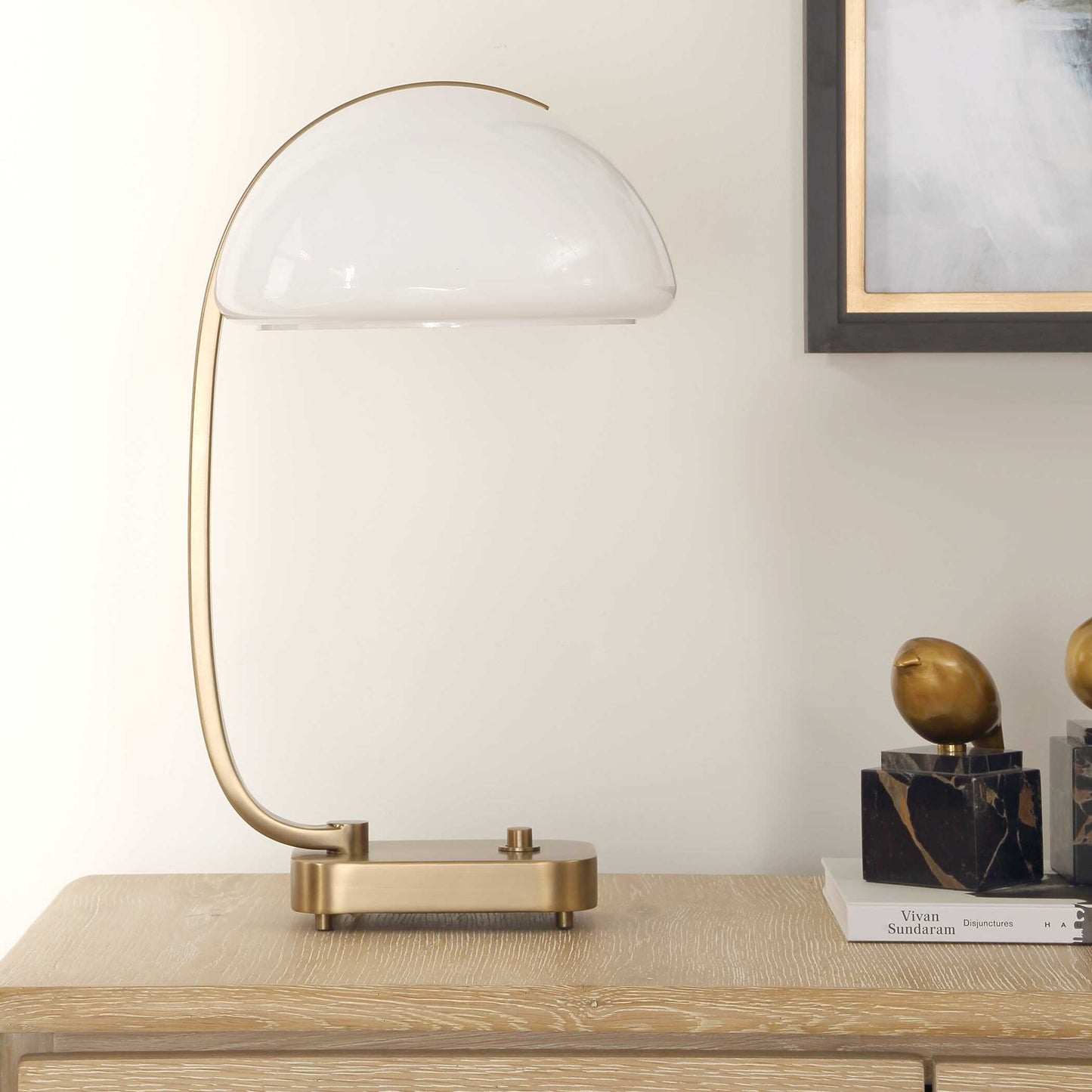 Bend The Rules Brass Desk Lamp