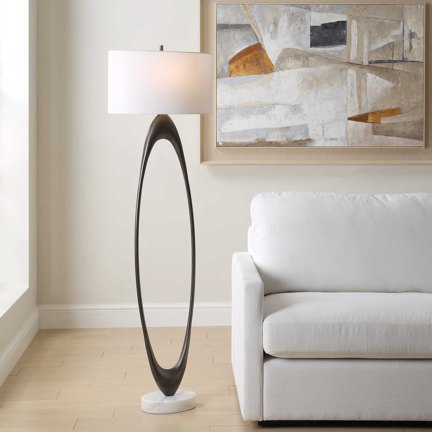 Sonic Open Oval Floor Lamp