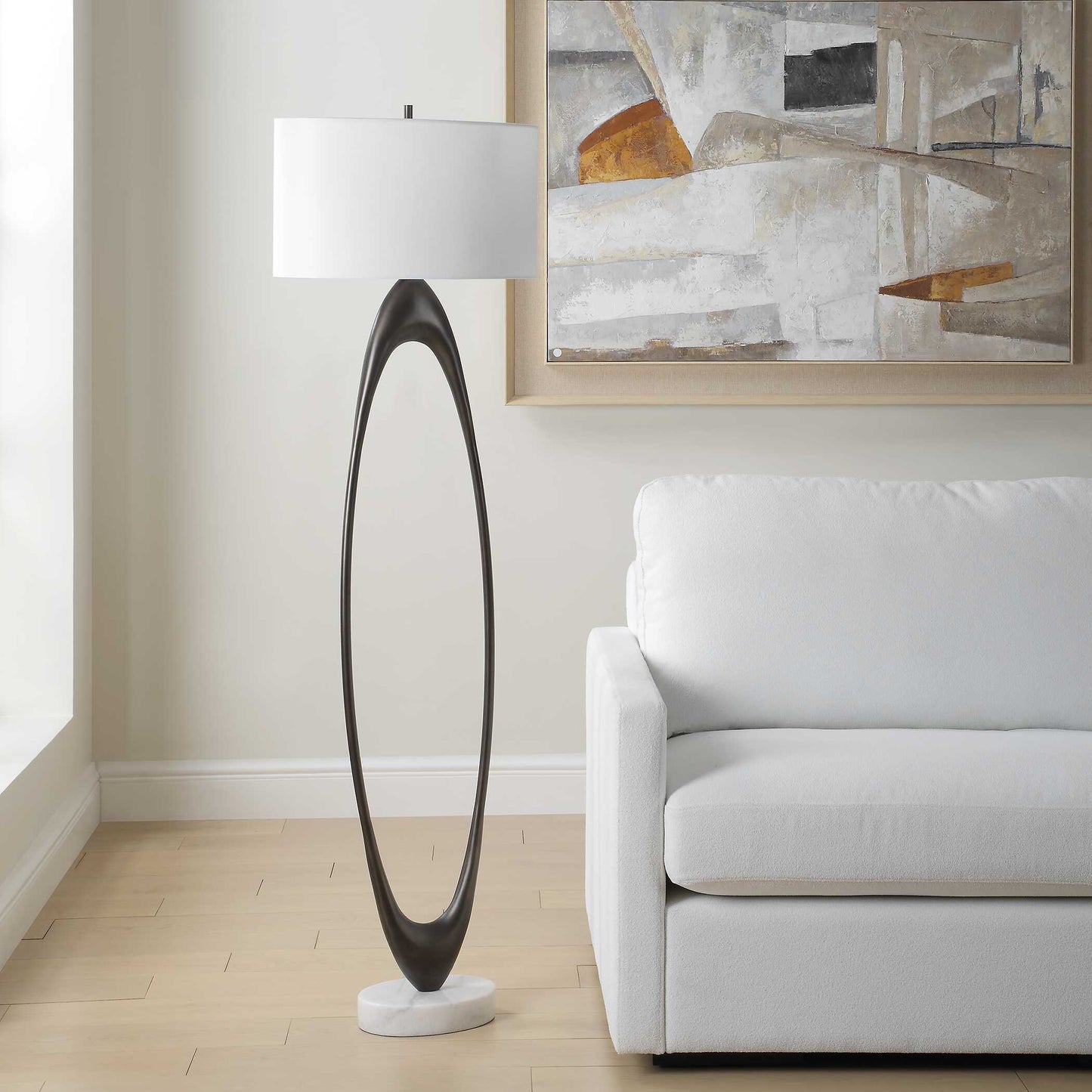 Sonic Open Oval Floor Lamp