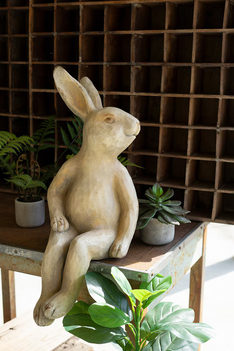Large Rabbit Shelf Sitter