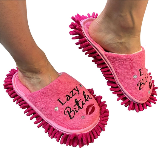 White Elephant - Funny Duster Slippers