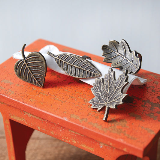 Fall Leaf Napkin Rings