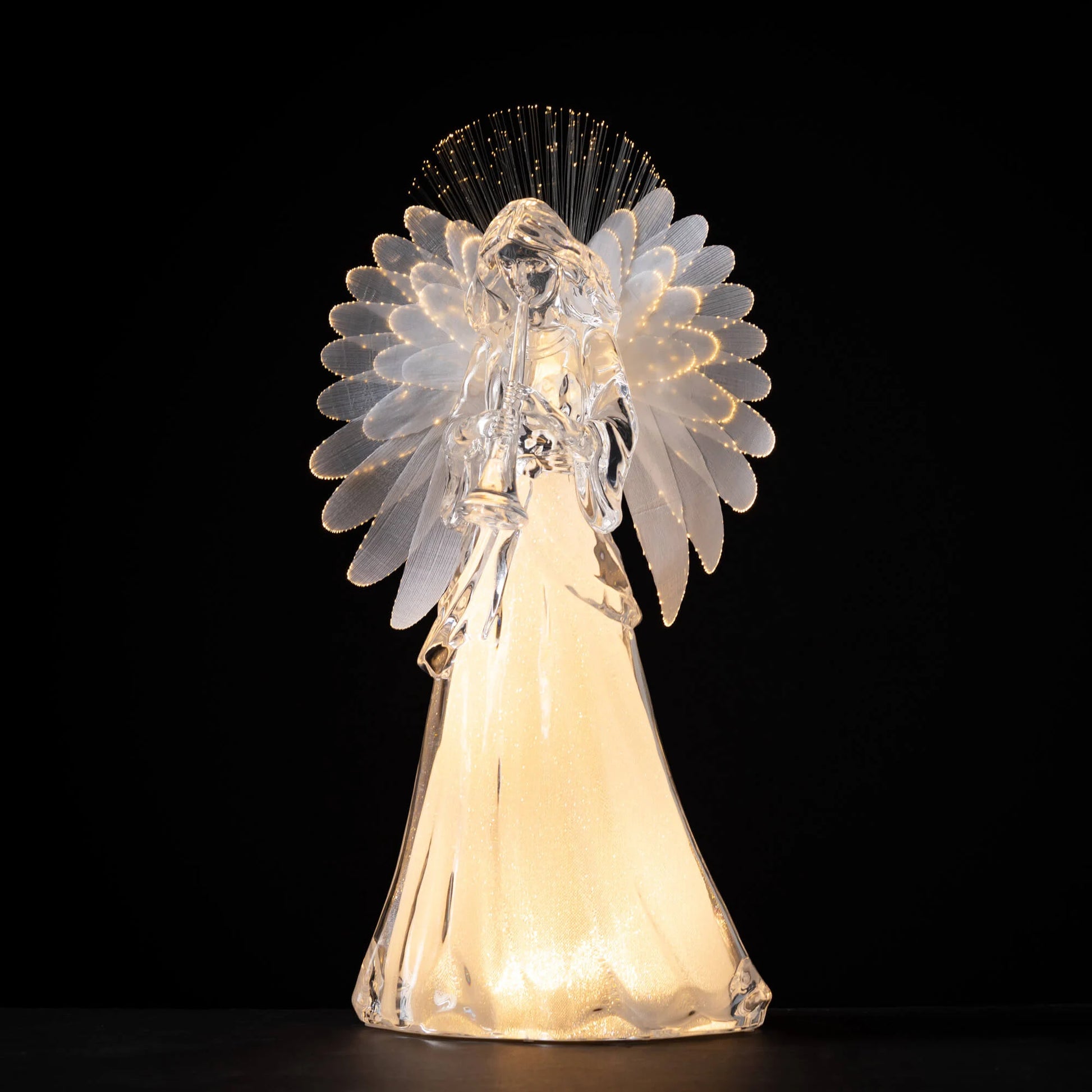 Lighted Angel Figurine Dark