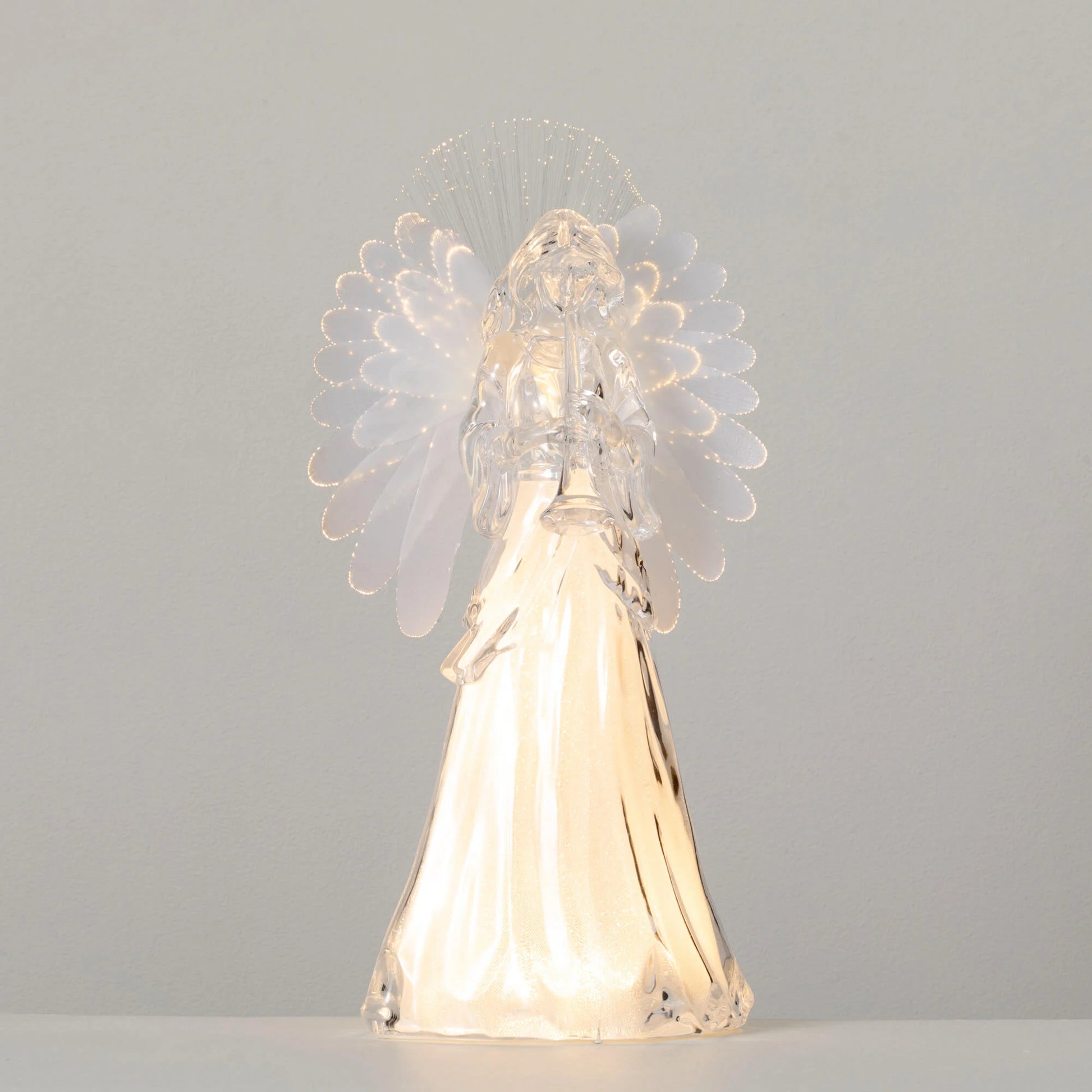 Lighted Angel Figurine White