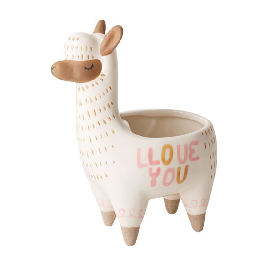 Fuzzy Feelings Llama Pot