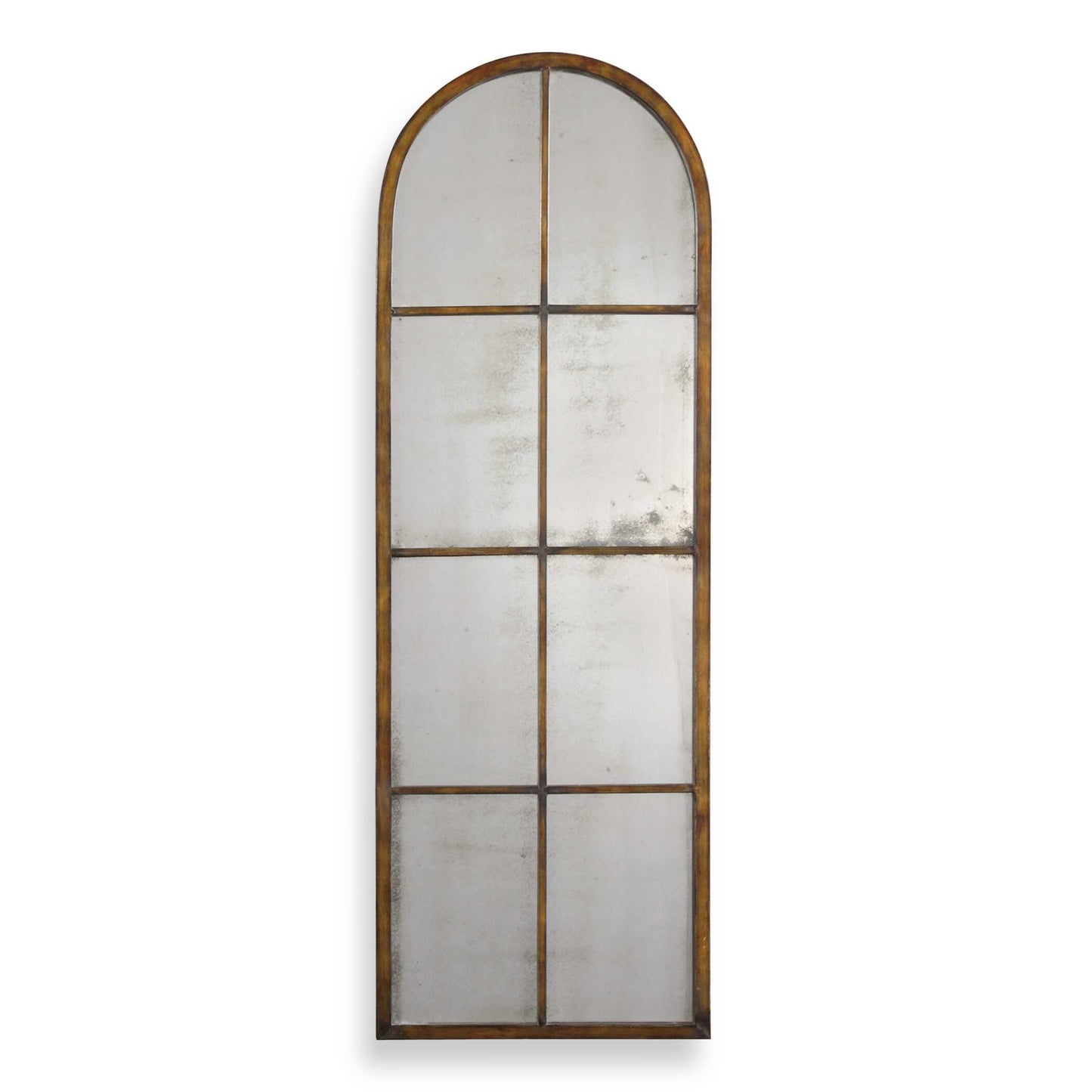 Amiel Arched Brown Mirror