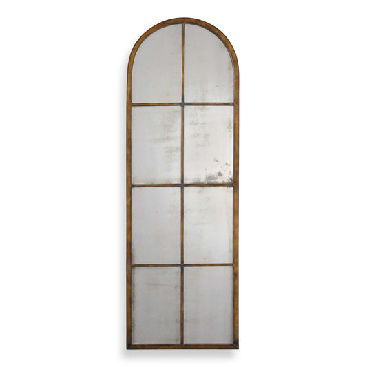 Amiel Arched Brown Mirror