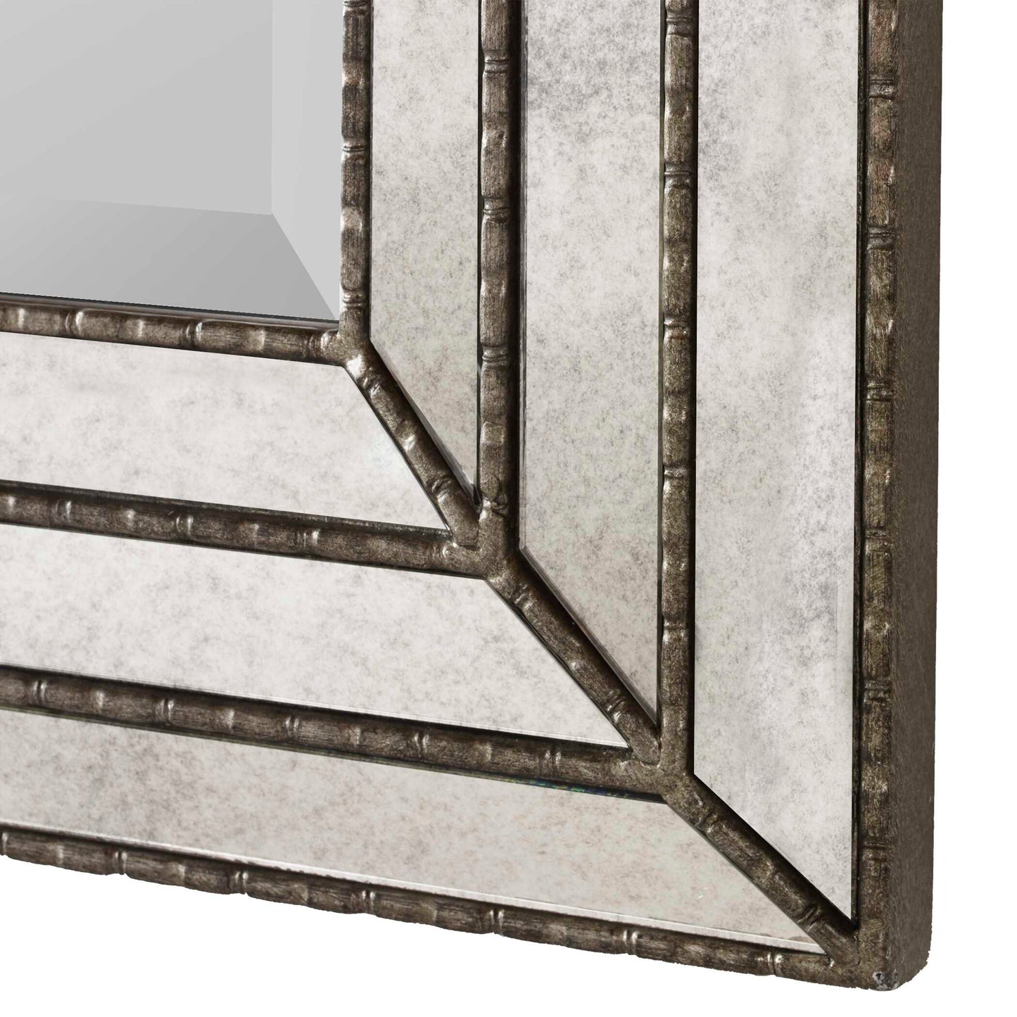 Seymour Antique Silver Mirror