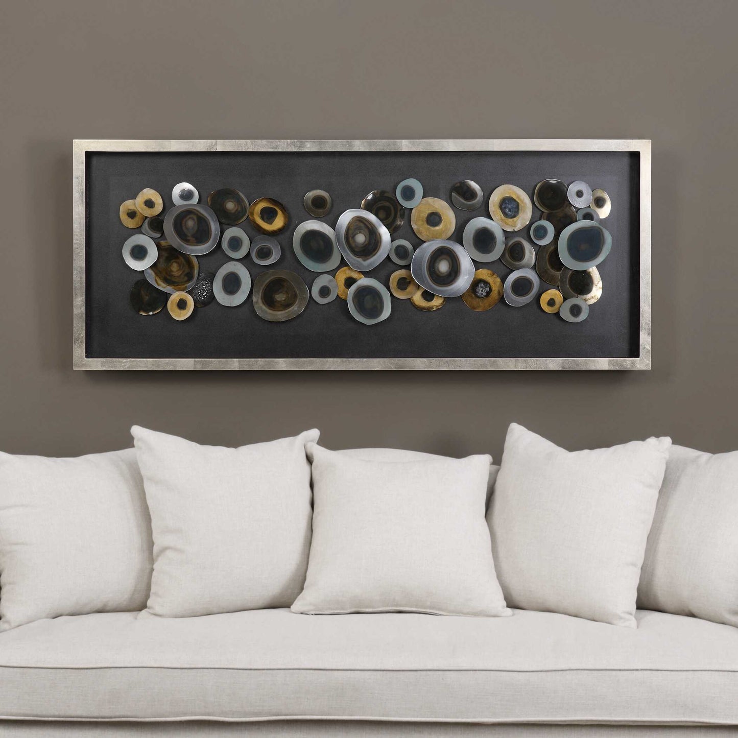 Discs Silver Shadow Box