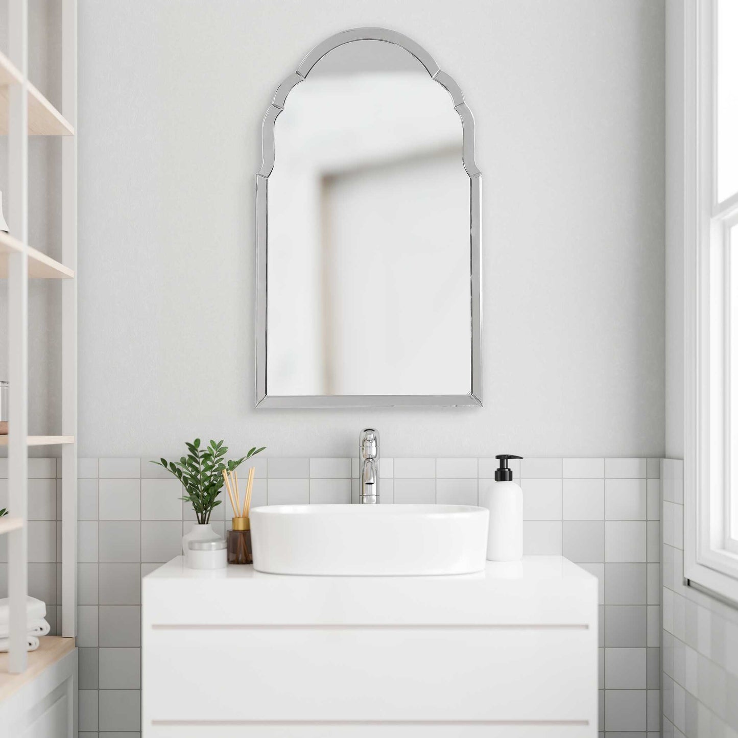 Brayden Frameless Arched Mirror