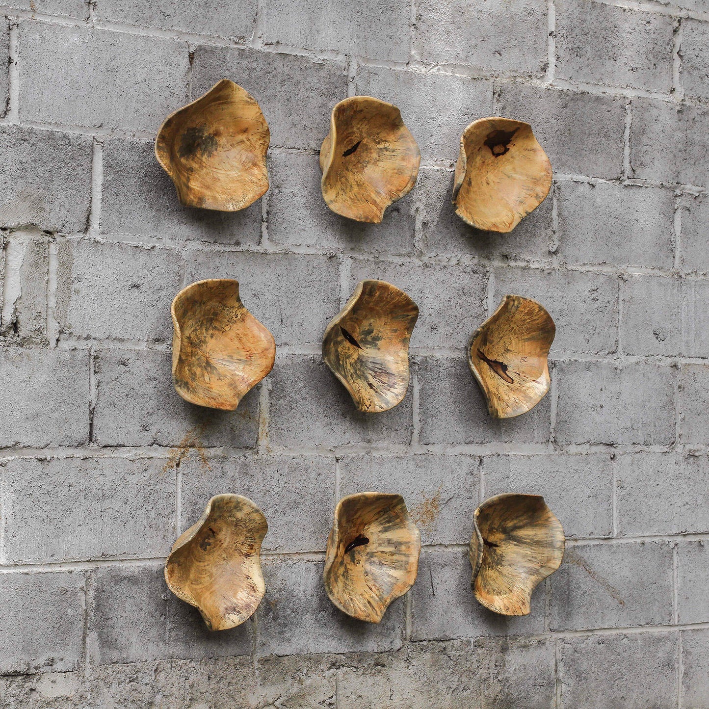 Tamarine Wood Wall Art Set/3
