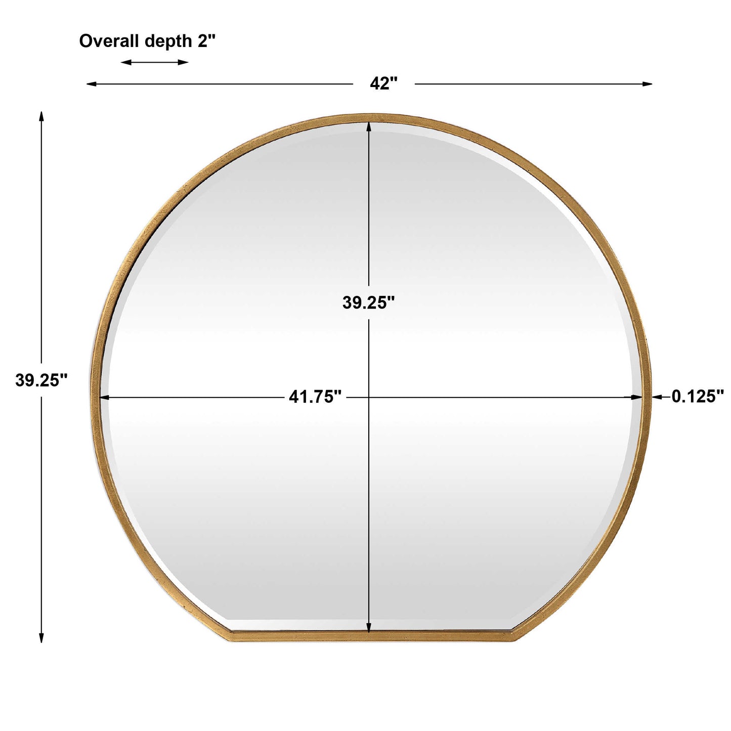 Cabell Gold Mirror