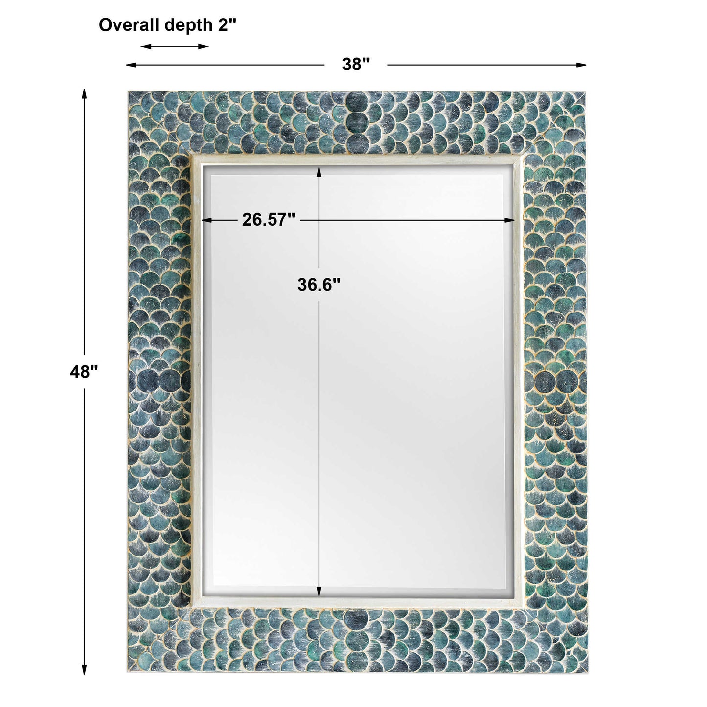 Makaria Coastal Blue Mirror