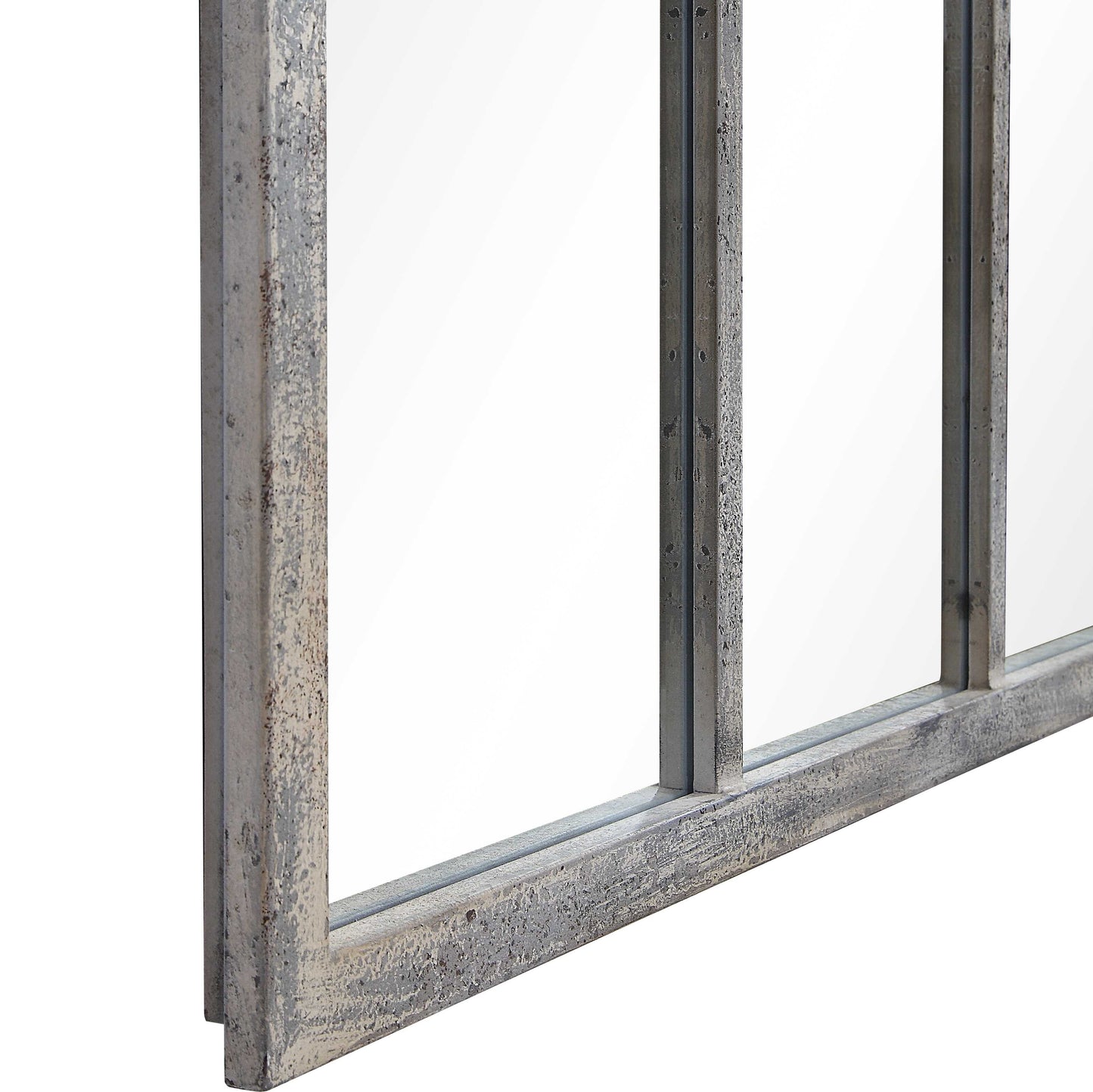 Amiel Ivory Arched Mirror