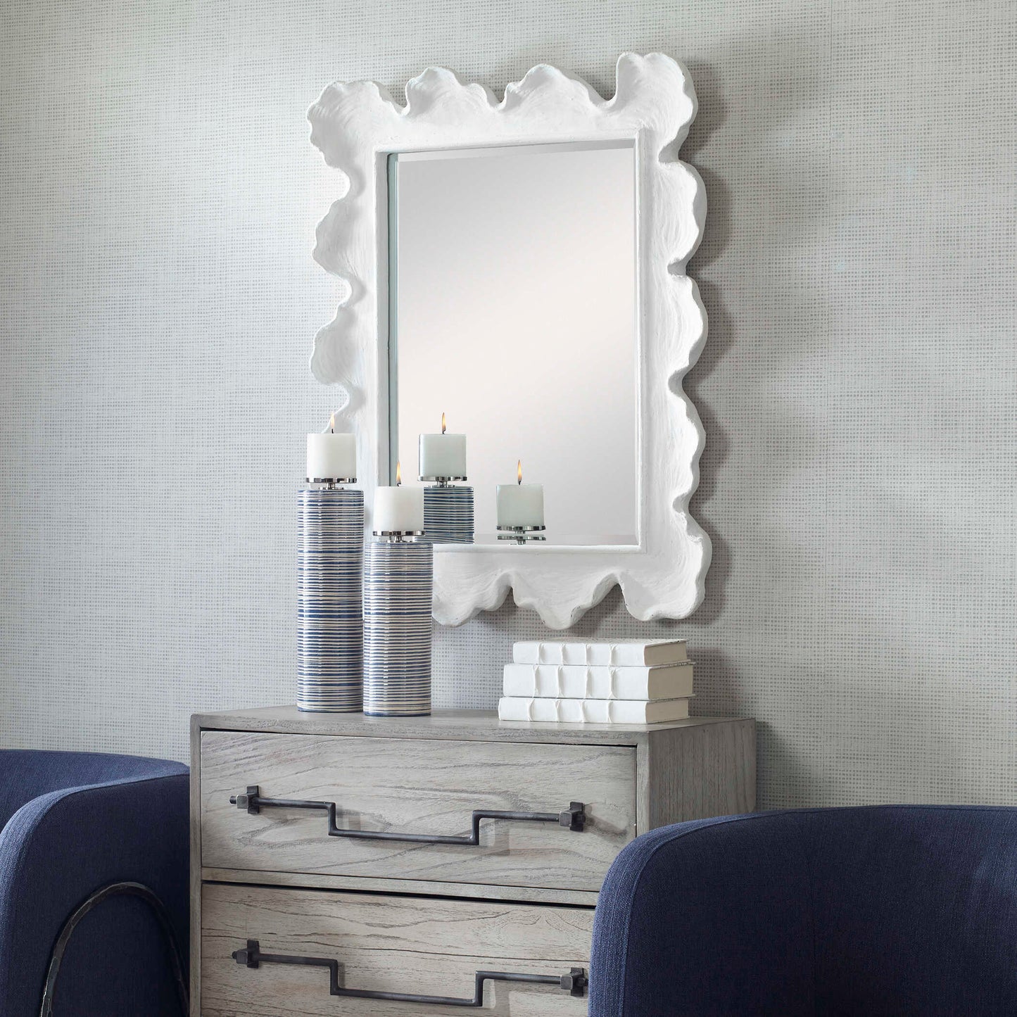 Sea Coral Coastal Mirror