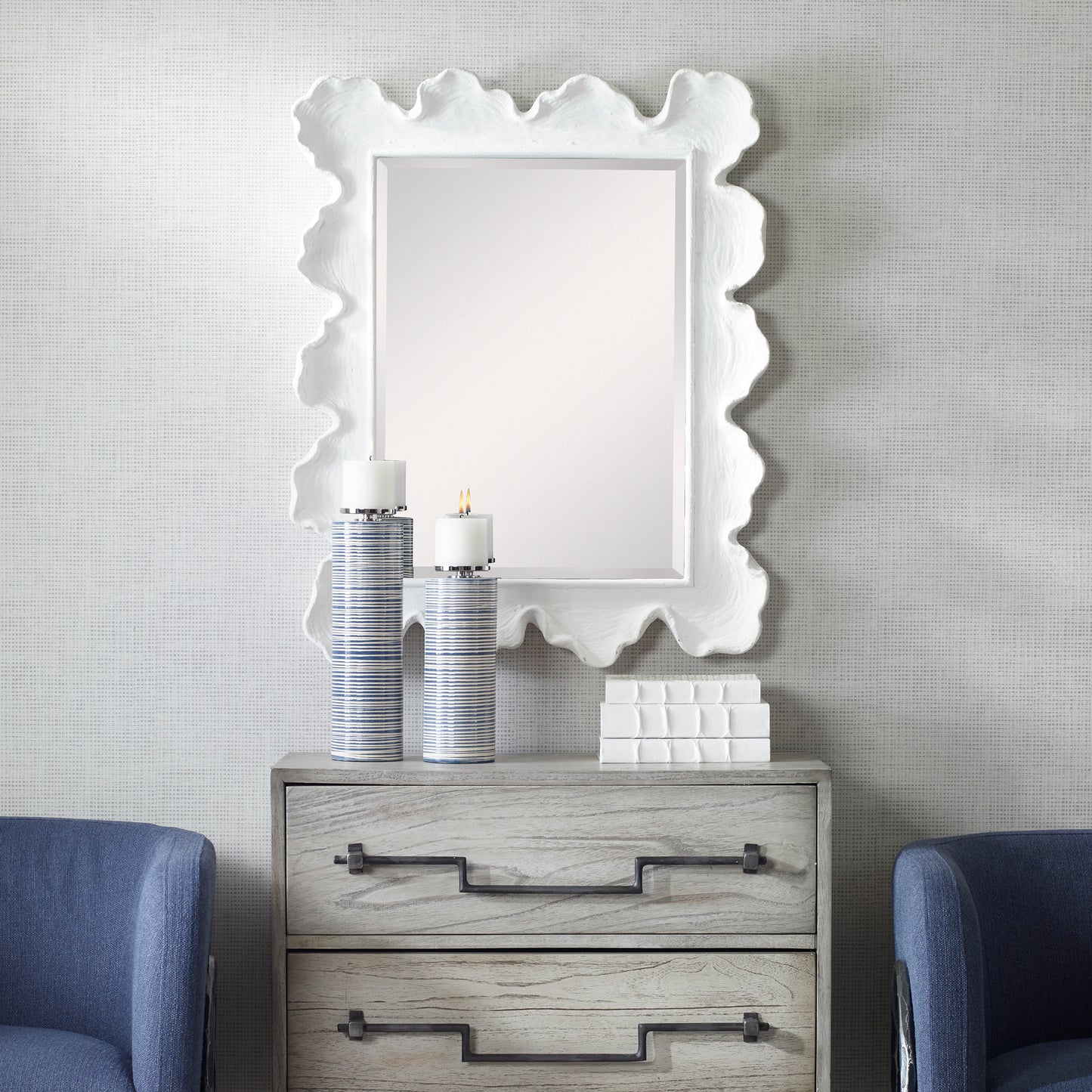 Sea Coral Coastal Mirror