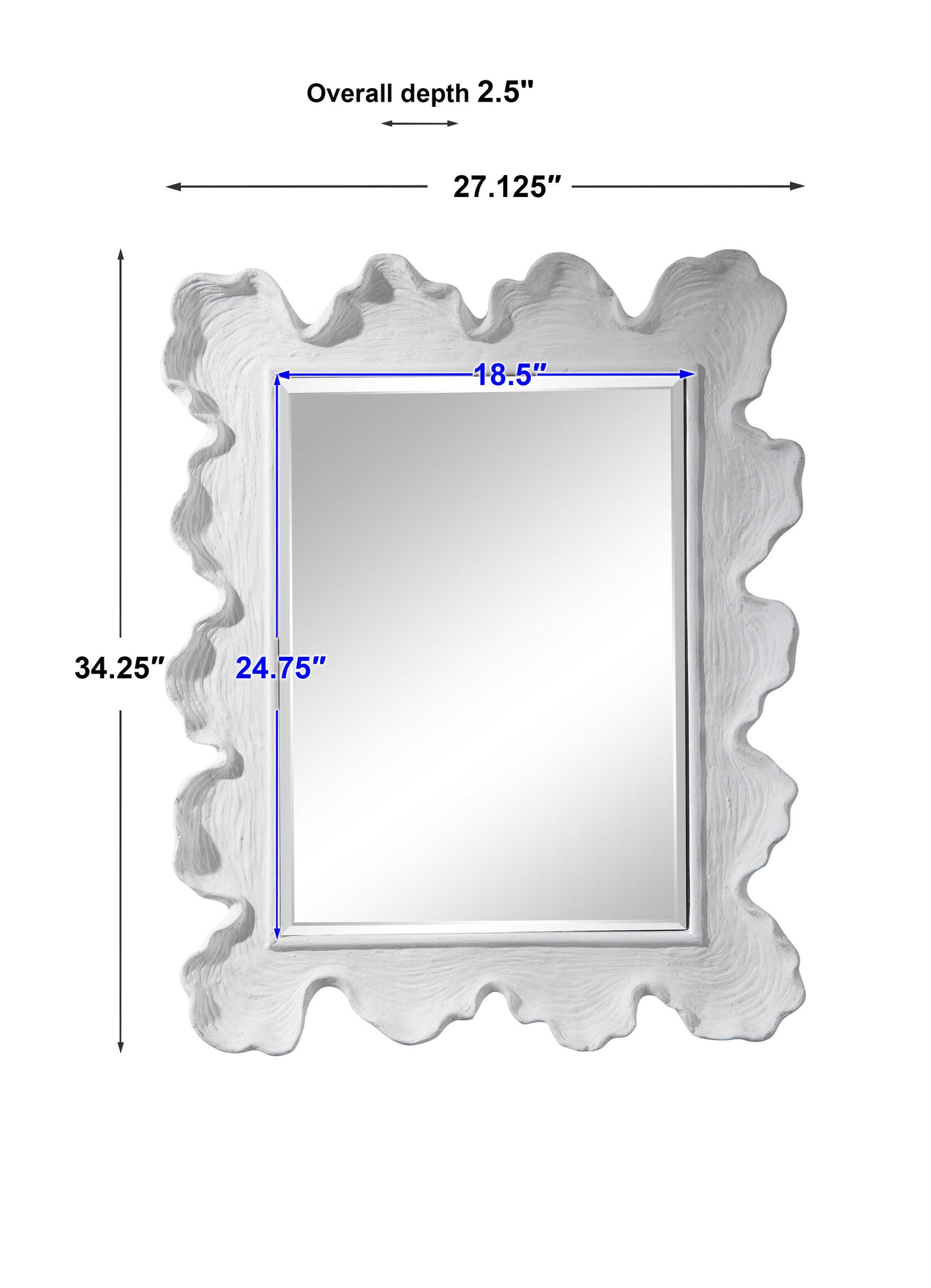Sea Coral Coastal Mirror